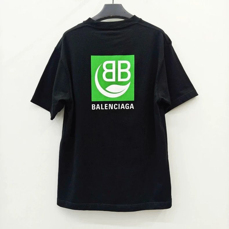 Balenciaga Balenciaga Double B Logo Eco T-Shirt - dmc Size US XS / EU 42 / 0 - 1 Thumbnail