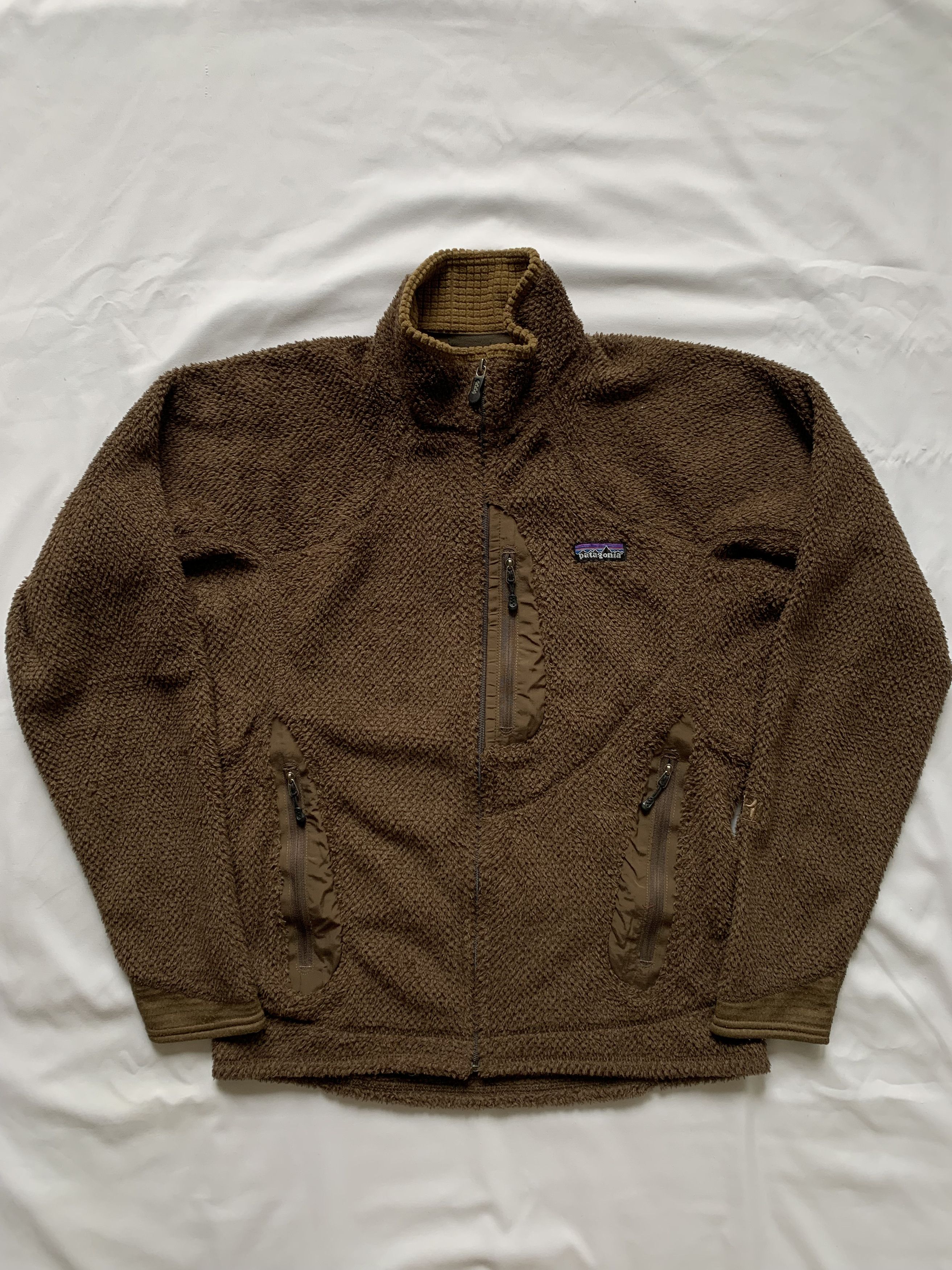 image of Patagonia R2 Fleece Zip Jacket in Brown, Men's (Size Small)