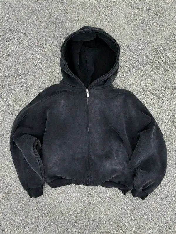 Japanese Brand Casual Faded Snow Flake Vintage Front Zip Hoodie sh Size US XXL / EU 58 / 5 - 1 Thumbnail