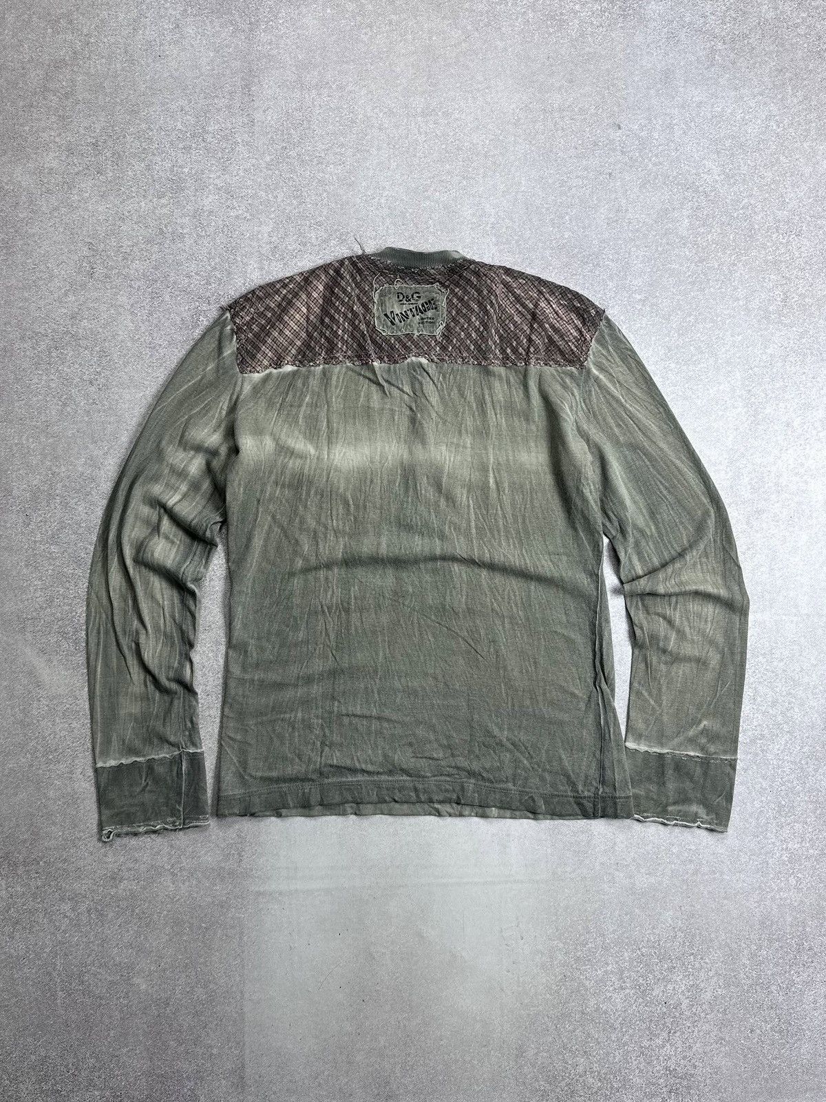 Dolce & Gabbana Vintage Dolce&Gabbana Archival Y2K Longsleeve Shirt M Size US M / EU 48-50 / 2 - 6 Thumbnail