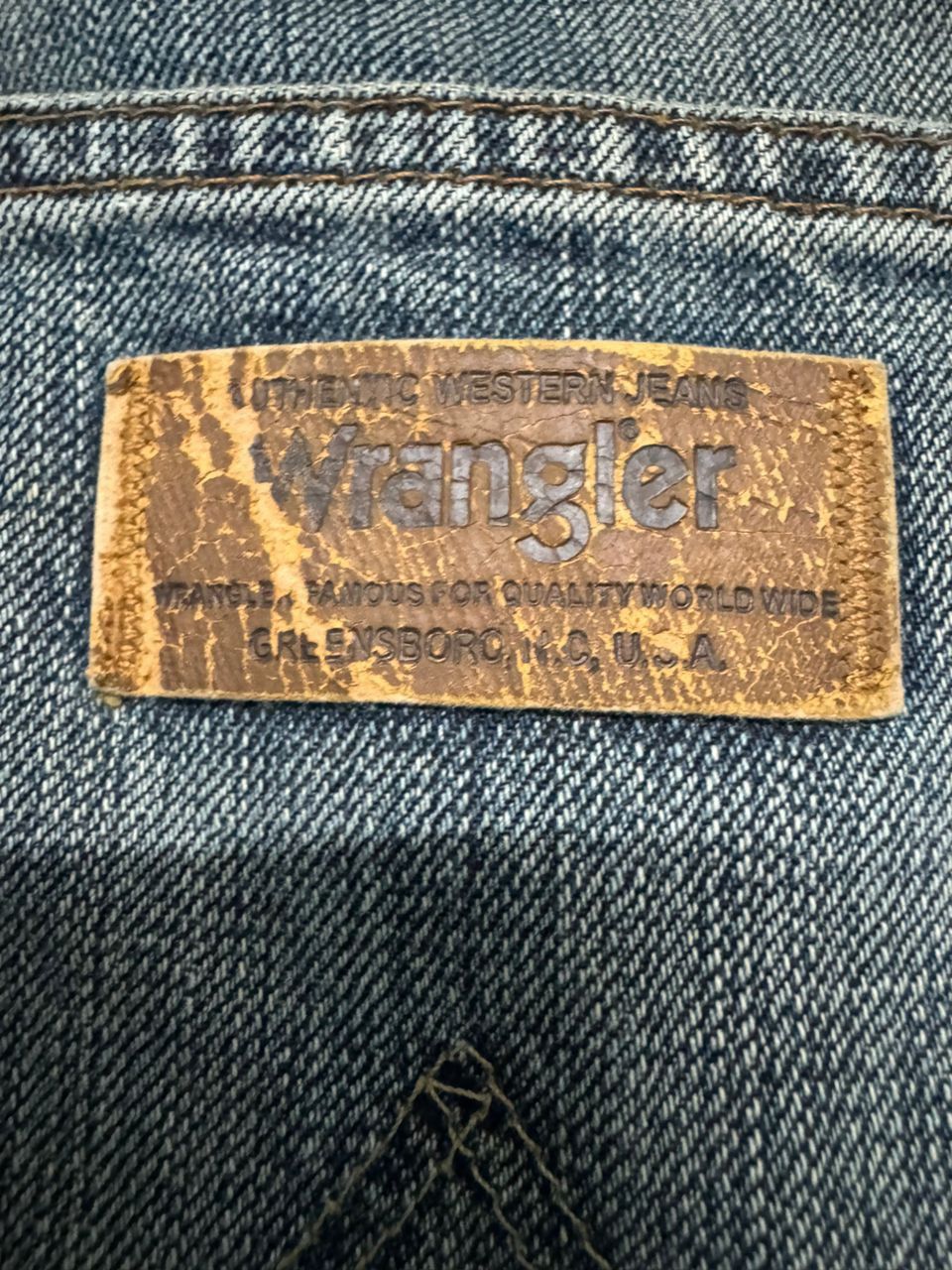 Wrangler 2000s Wrangler Buffalo Western Mud-Washed Crazy Jeans Size US 34 / EU 50 - 15 Thumbnail