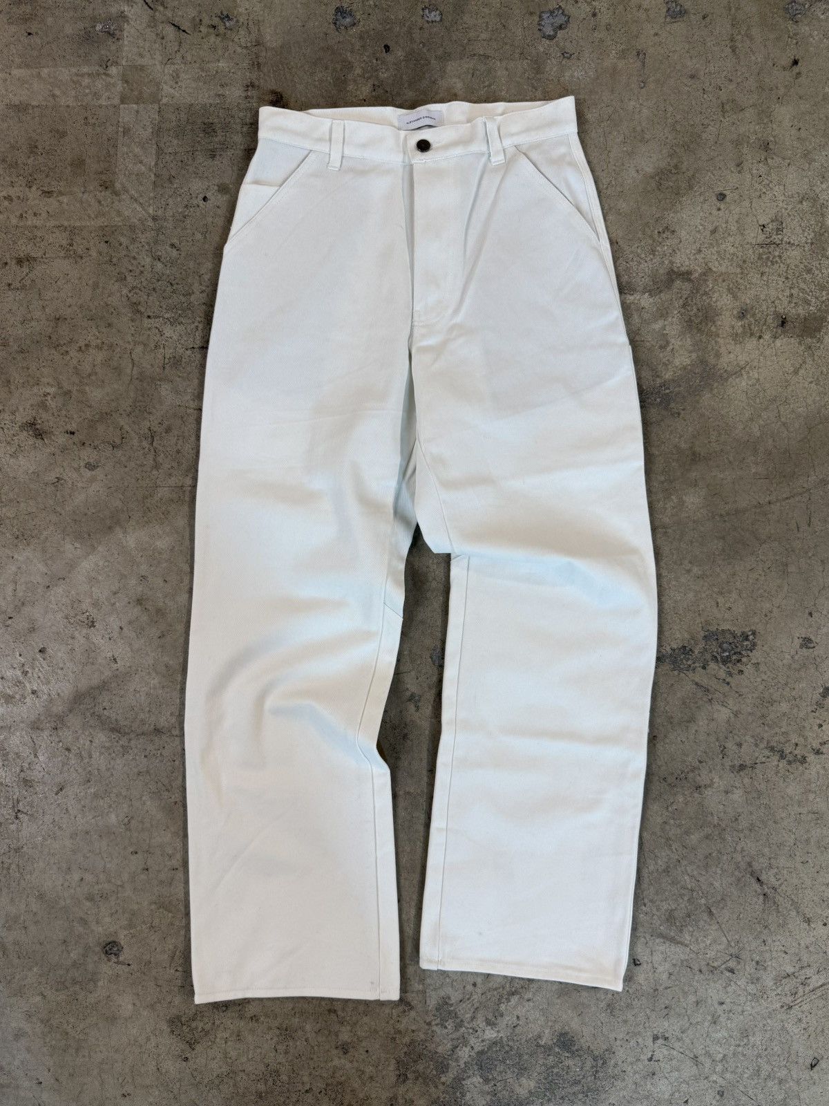 ALEXANDER DIGENOVA Alexander Digenova White Underground Pants Size US 30 / EU 46 - 1 Thumbnail