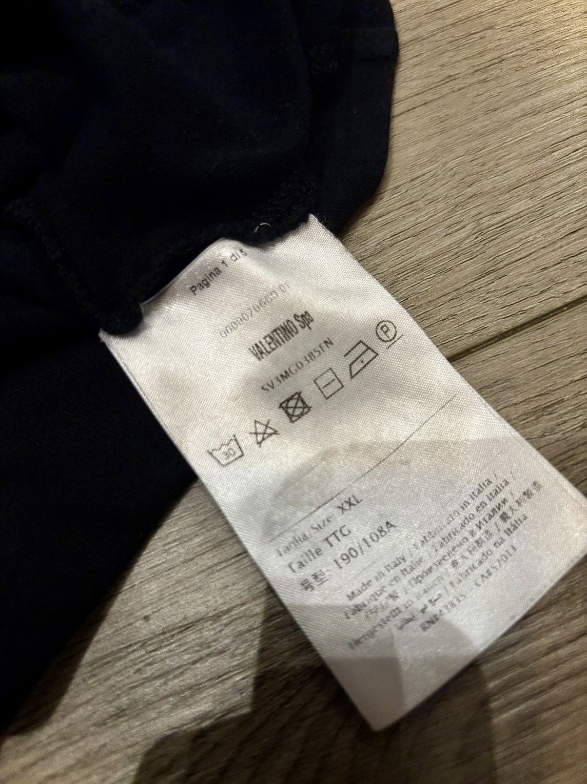 Valentino Valentino Logo Printed Crewneck T-Shirt Size US XXL / EU 58 / 5 - 9 Thumbnail