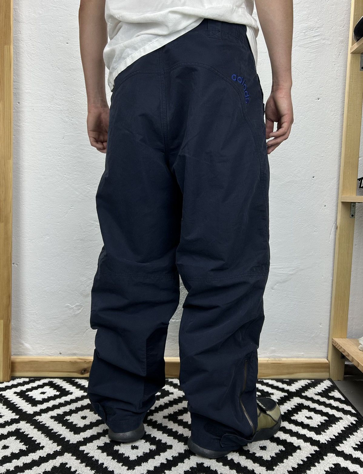 Adidas × Vintage Adidas Vintage baggy pant size 34 Size US 34 / EU 50 - 1 Thumbnail