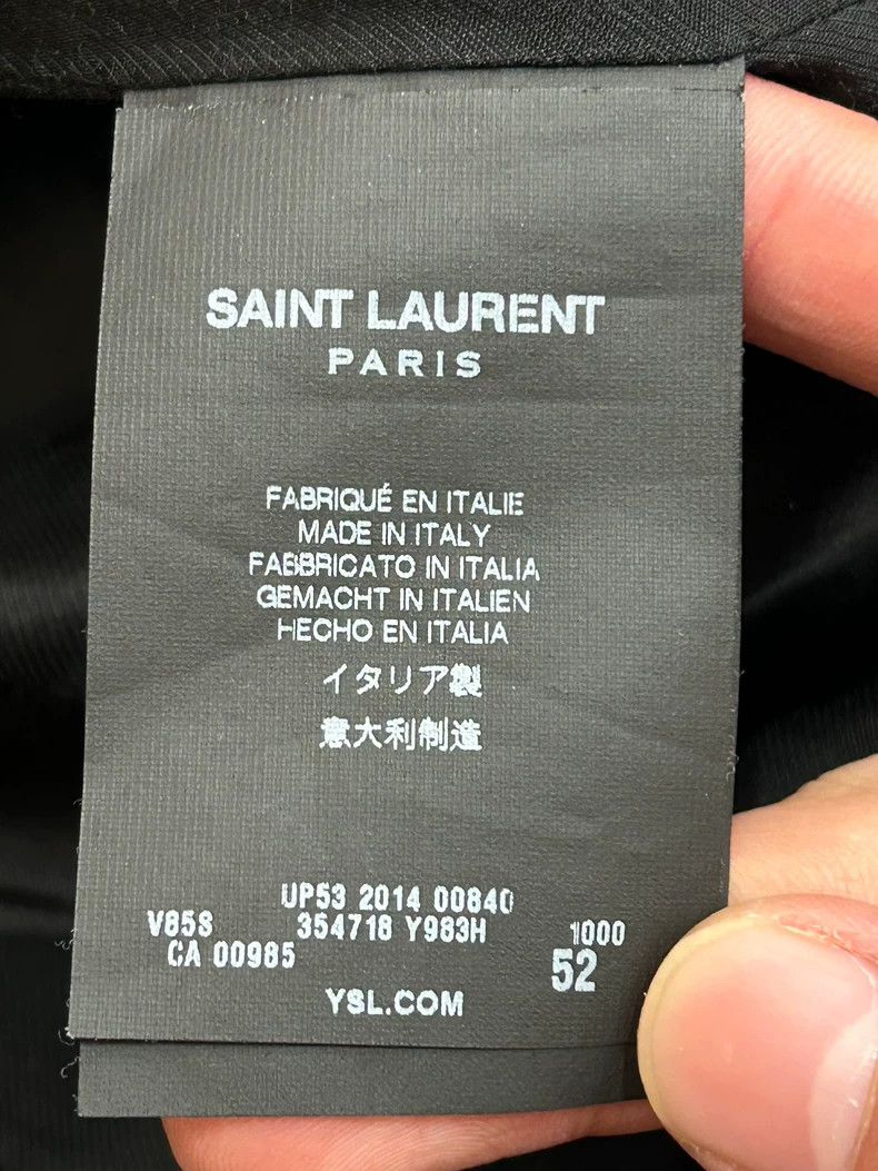 Saint Laurent Paris saint Laurent paris14fw autumn and winter black and white Size US L / EU 52-54 / 3 - 6 Thumbnail