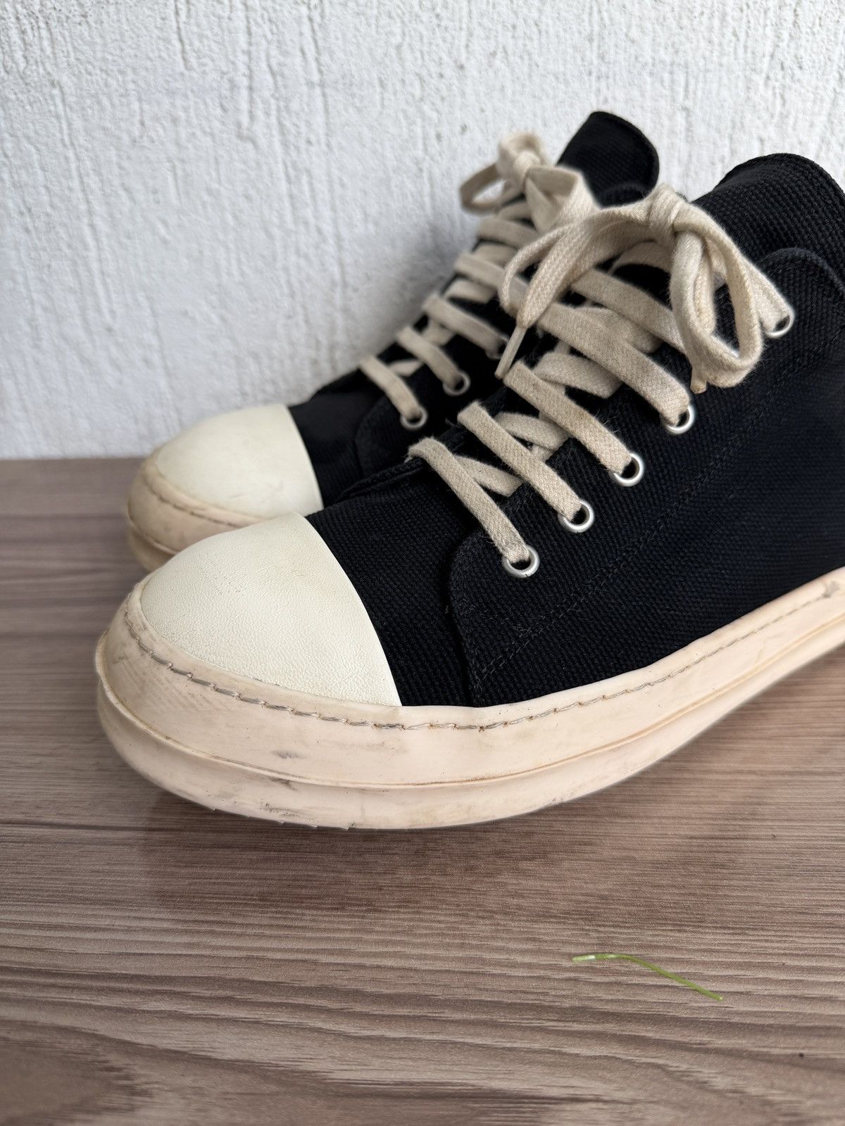 Rick Owens Drkshdw Ss14-15 canvas drkshdw ramones Size US 9 / EU 42 - 4 Thumbnail