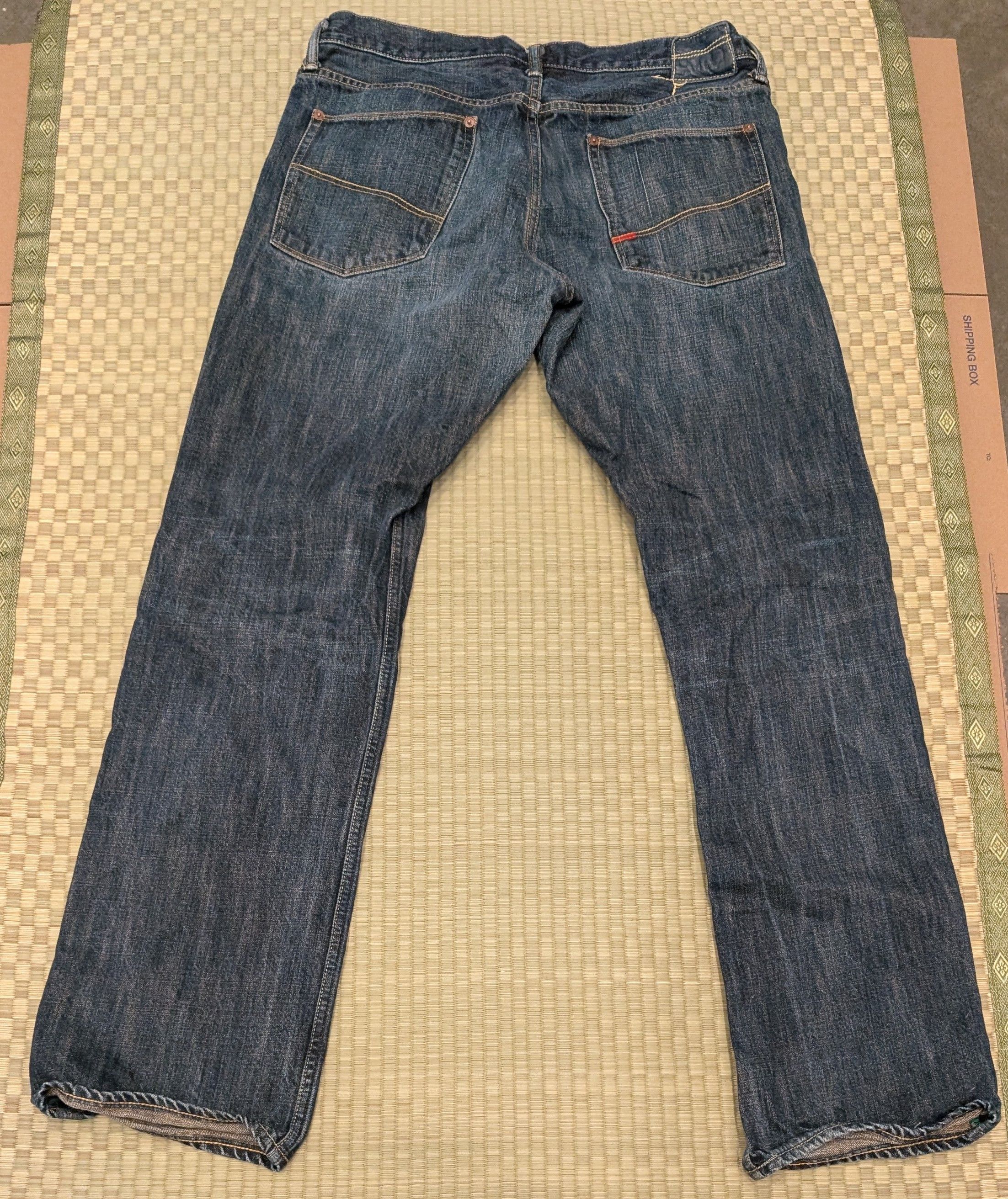 Gilded Age Gilded Age Distressed Denim Jeans Straight Fit Made in USA Size US 34 / EU 50 - 2 Thumbnail