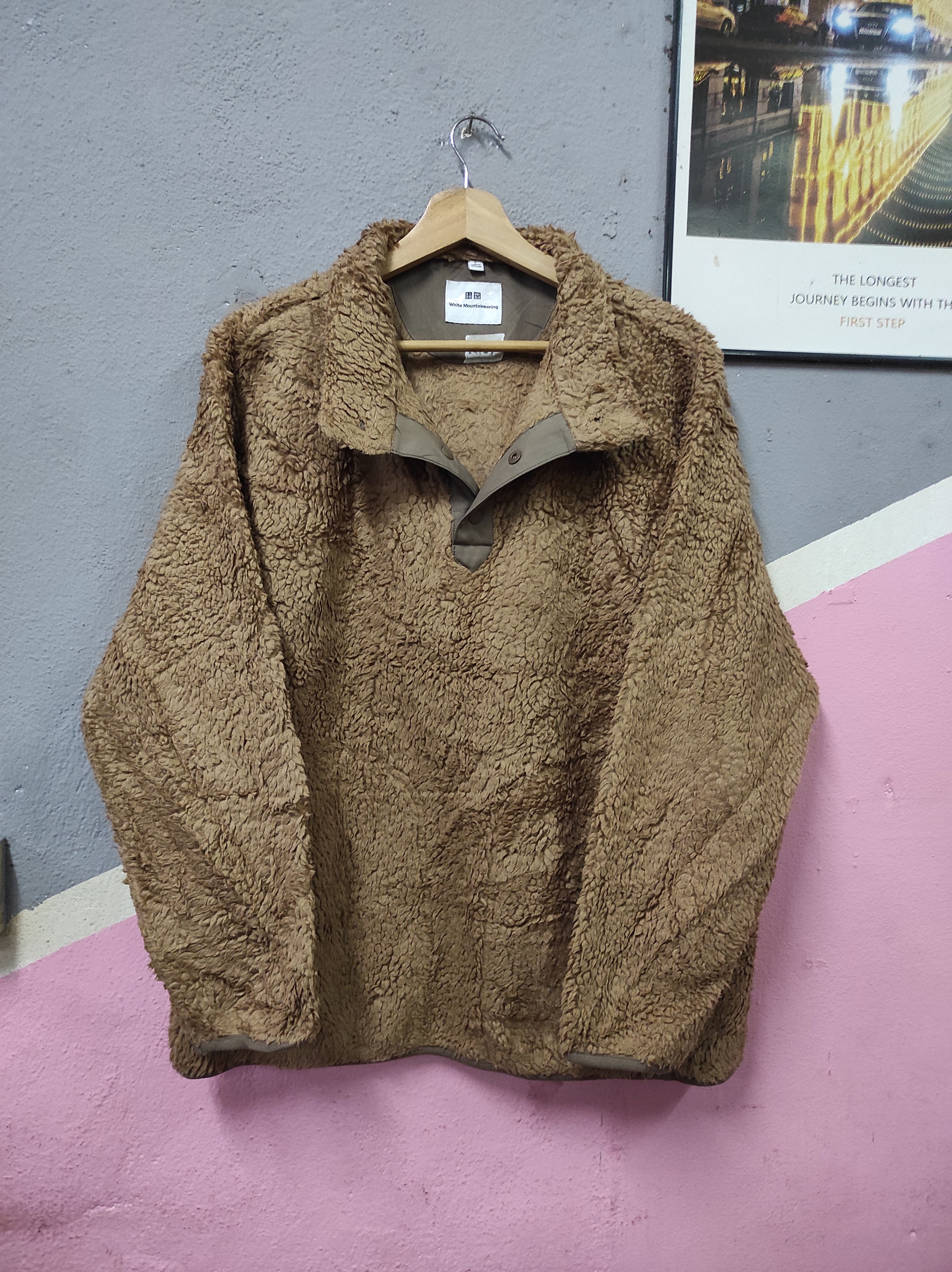 Uniqlo × White Mountaineering UNIQLO X WHITE MOUNTAINEERING HALF BUTTON SWEATSHIRT FLEECE Size US L / EU 52-54 / 3 - 1 Thumbnail