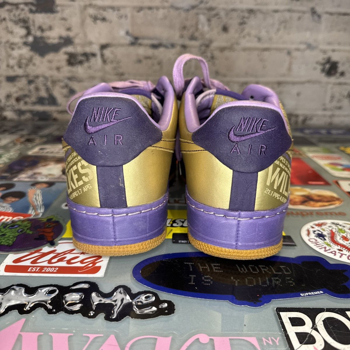 Nike Nike Air Force 1 SPRM '07 Jamaal Wilkes Original Six Sz 9.5 Size US 9.5 / EU 42-43 - 2 Thumbnail