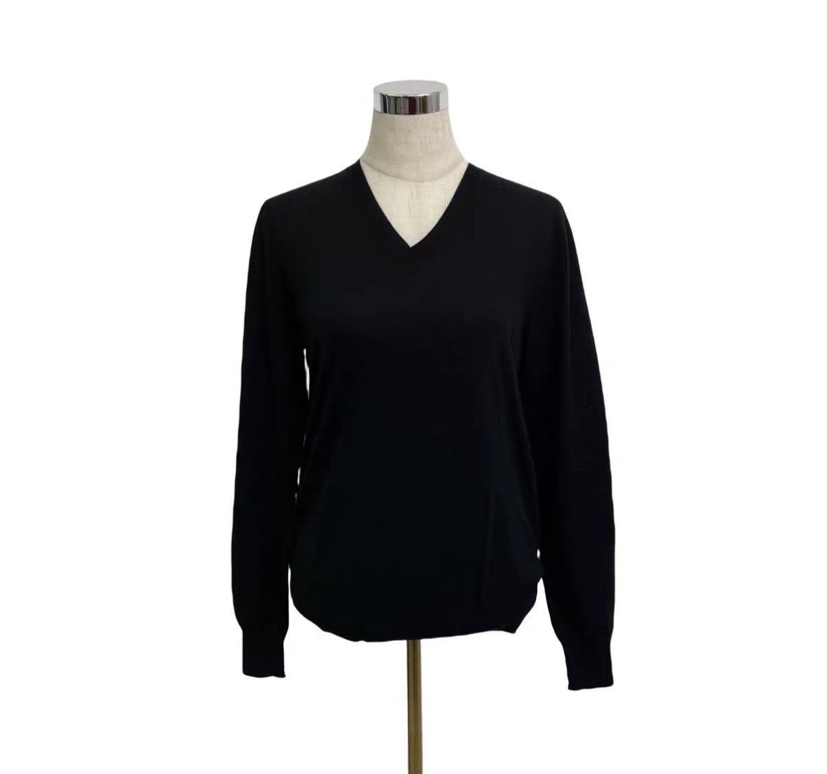 Burberry Burberry Black Knit Sweater J41 Size US XXS / EU 40 - 4 Thumbnail