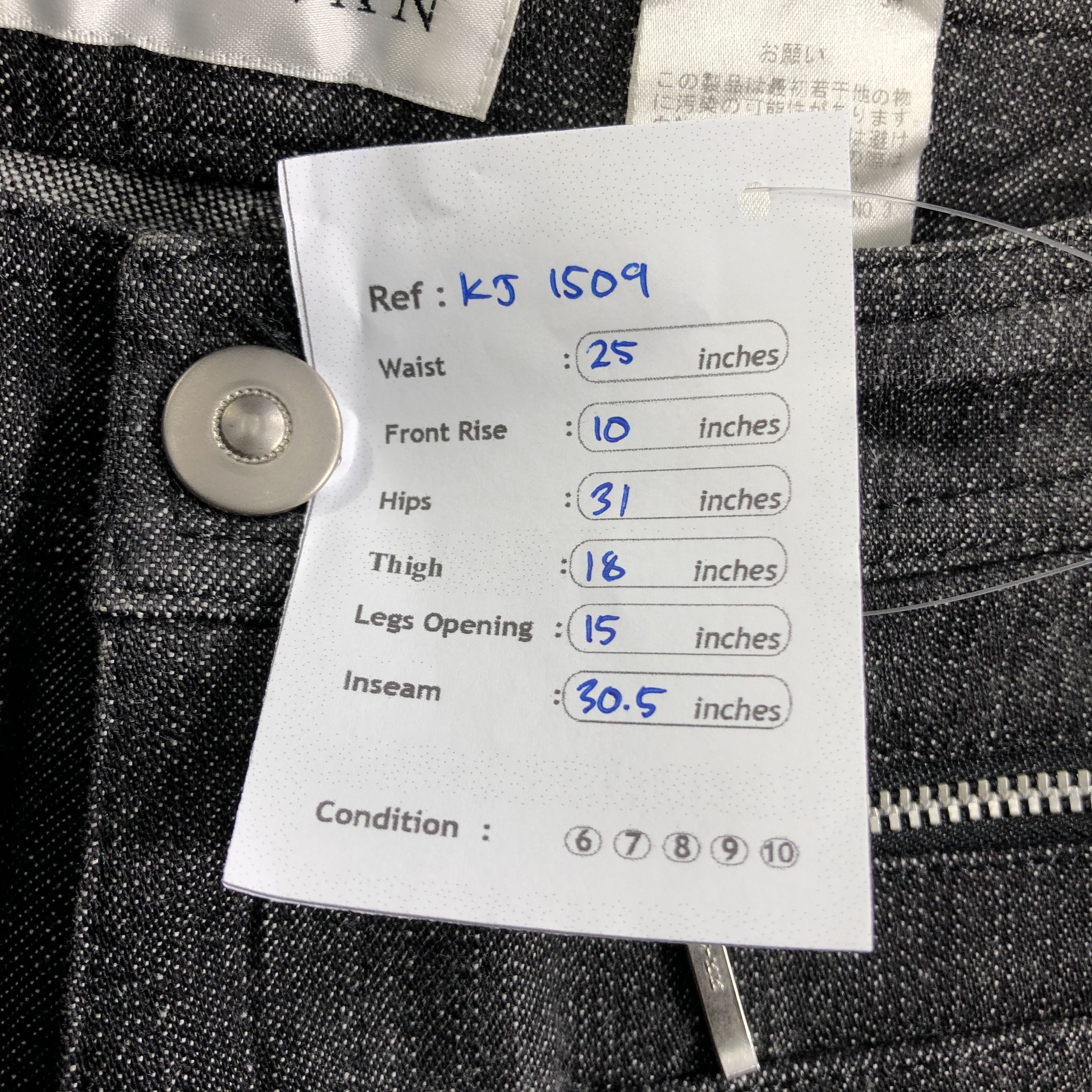 Other Japanese Brand Caravan Jeans High Waist Denim KJ1509 Size 25" / US 0 / IT 36 - 9 Thumbnail