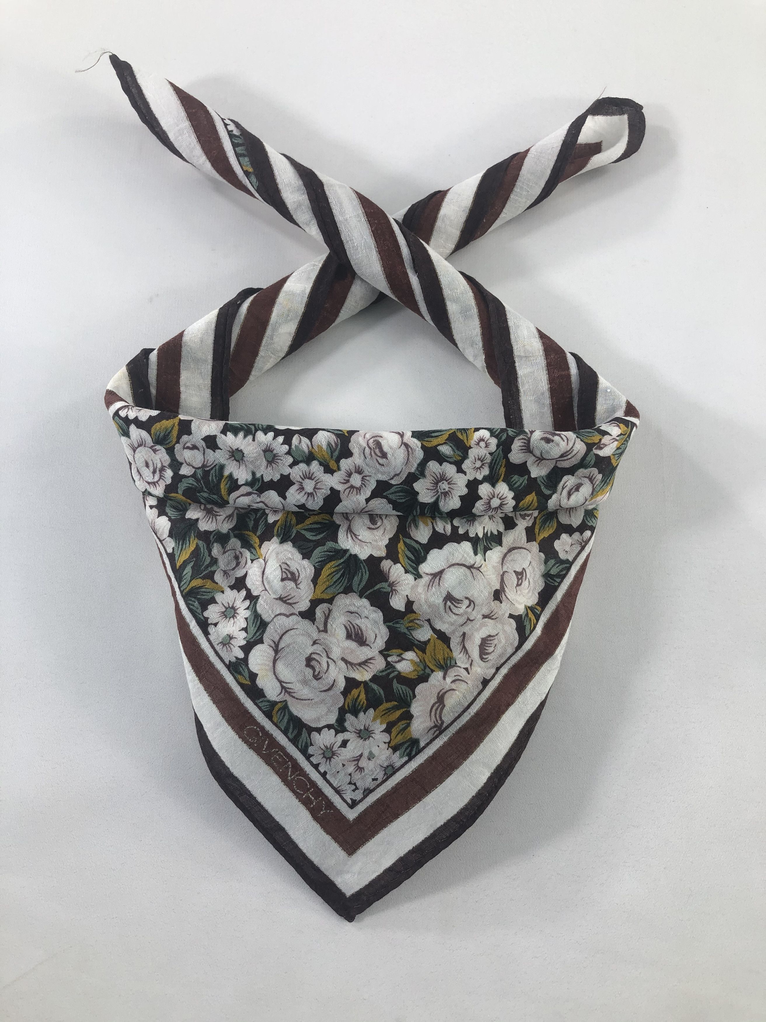Vintage Givenchy Floral Handkerchief / Bandana / Neckerchief Size ONE SIZE - 2 Thumbnail