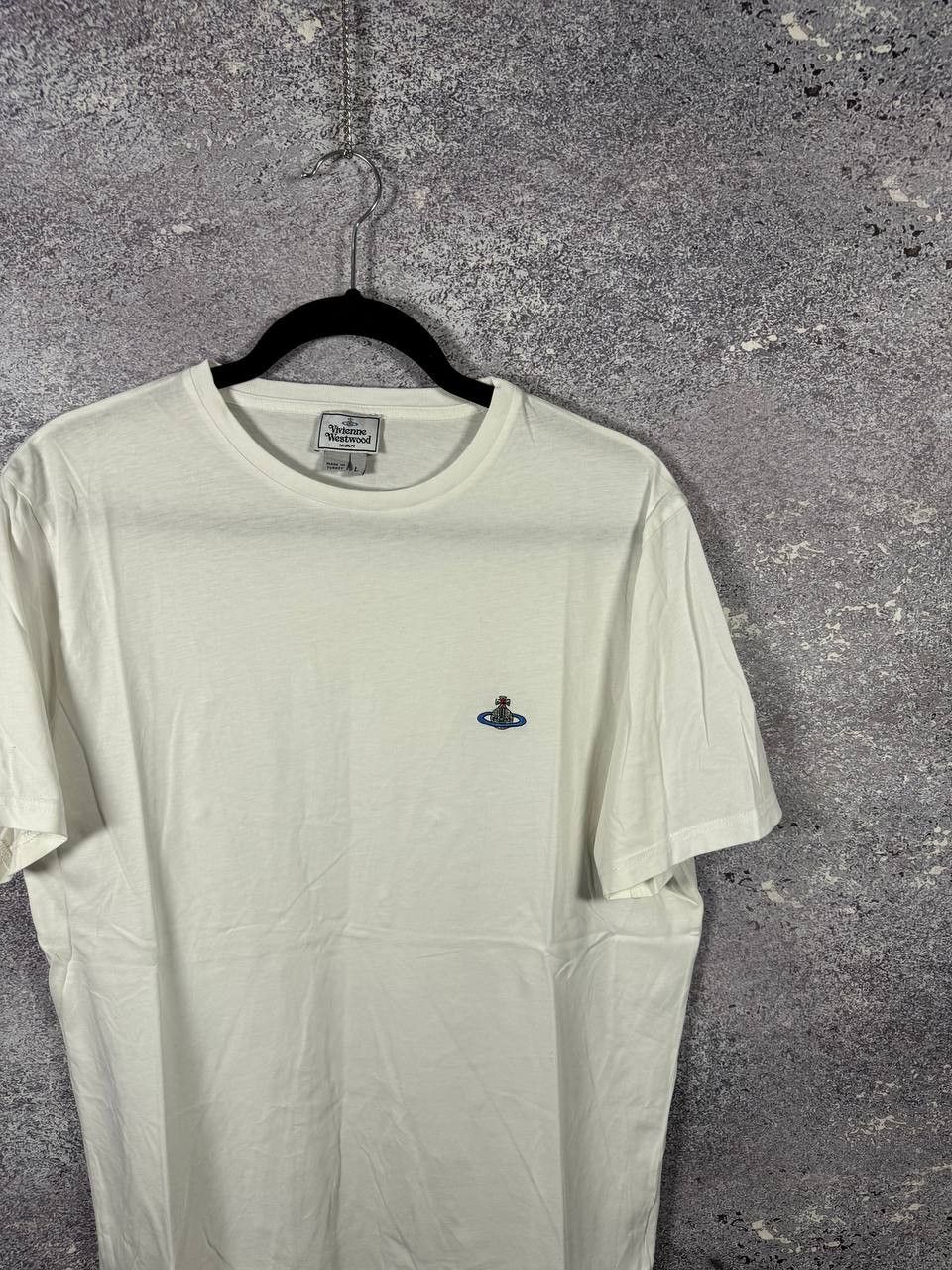 Vivienne Westwood Vivienne Westwood Orbital Embroidered White Men's T-Shirt Size US L / EU 52-54 / 3 - 2 Thumbnail
