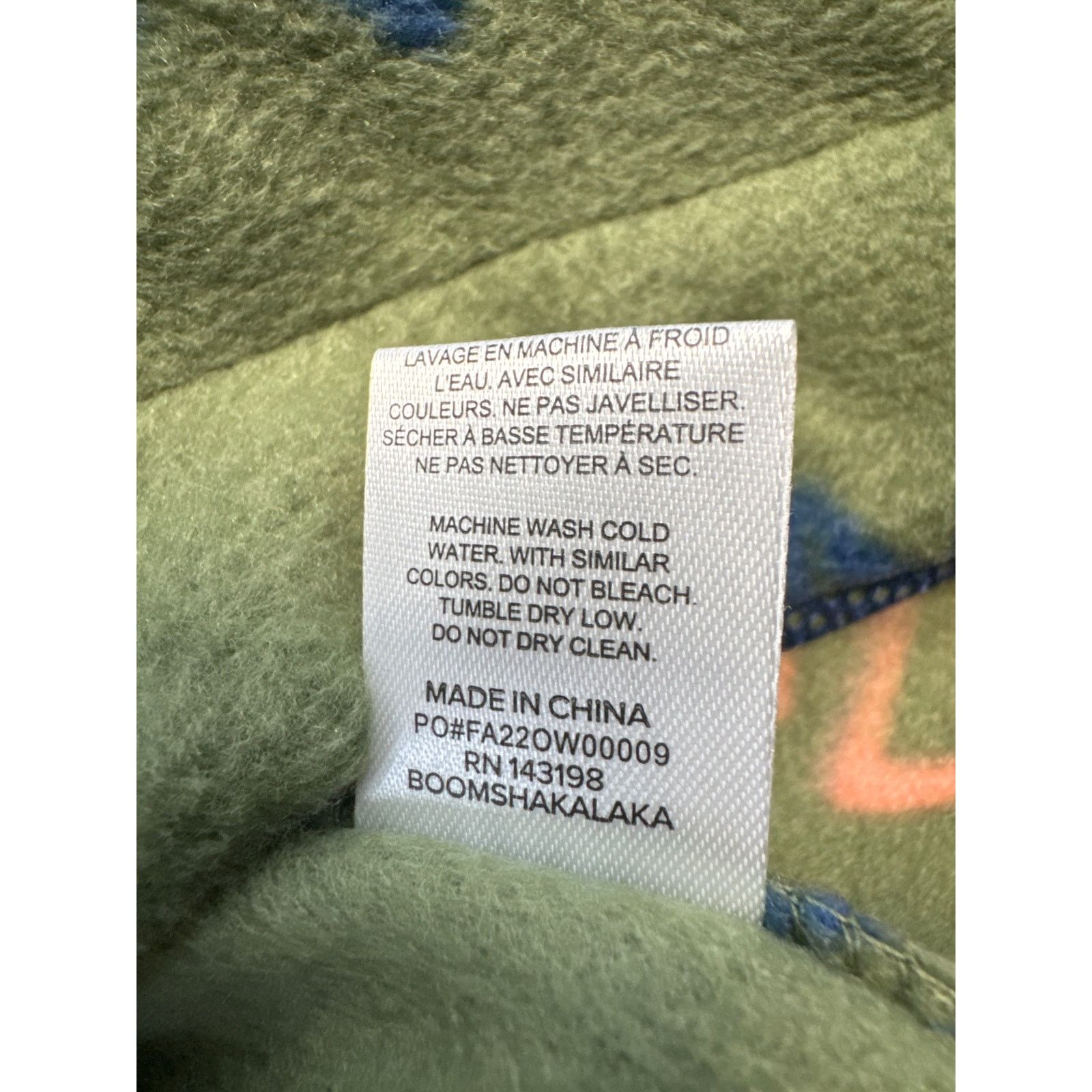 Chubbies Chubbies “Naturalist” 1/4 zip Green Fleece Pullover men sz M Size US M / EU 48-50 / 2 - 9 Thumbnail