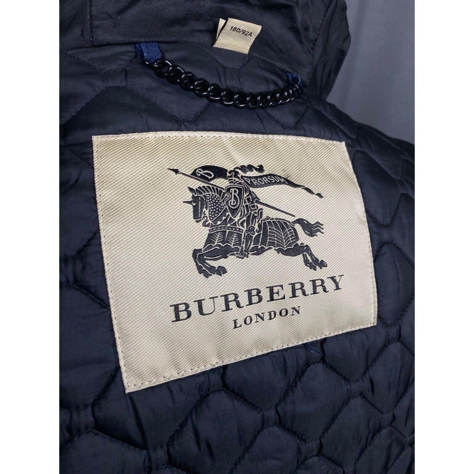 Burberry MINT! Burberry Proto Men's Blue Insulated Winter Parka Jacke Size US XL / EU 56 / 4 - 9 Thumbnail