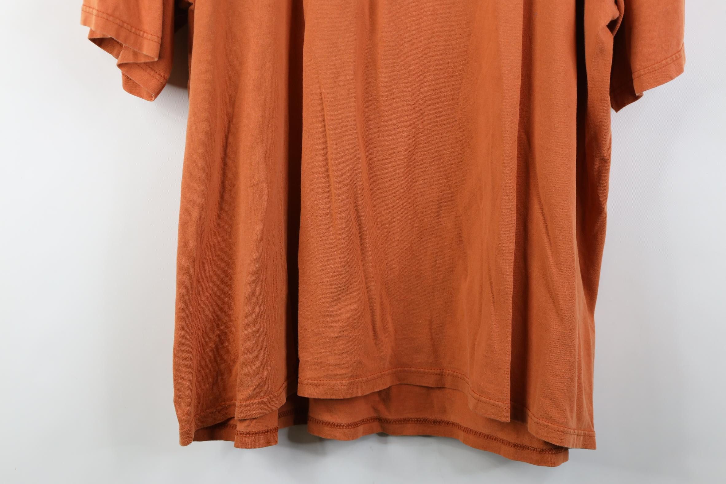Nike Vintage Y2K Nike Air Travis Scott Big Swoosh T-Shirt Orange Size US XL / EU 56 / 4 - 15 Thumbnail