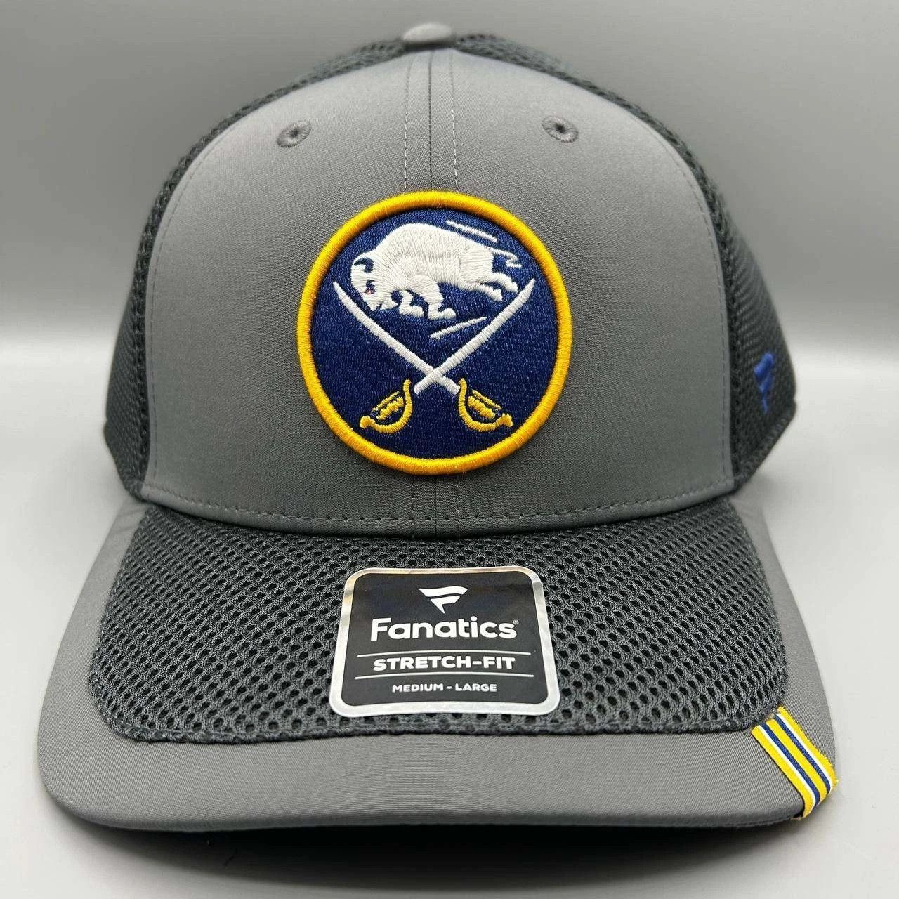 Other Buffalo Sabres Hat M-L Embroidered Fanatics Stretch Fitted Size ONE SIZE - 1 Thumbnail