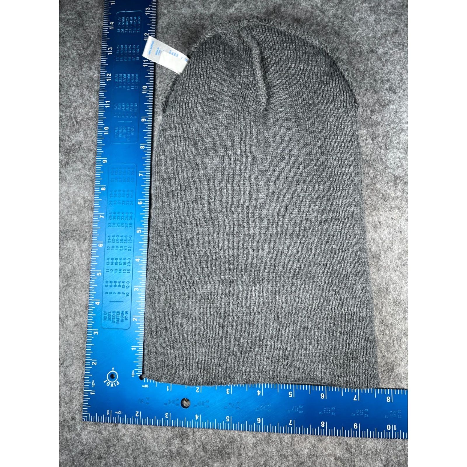 Port & Company Port & Company Beanie Toque One Size Gray Knit 100% Acrylic Embroidered Logo Adult Unisex Hats Size ONE SIZE - 6 Thumbnail