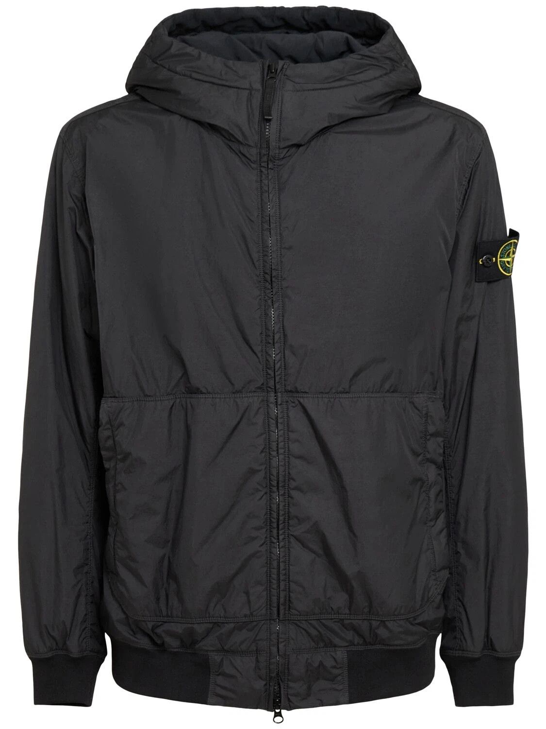 STONE ISLAND $1070 Black Bomber Jacket New & Authentic