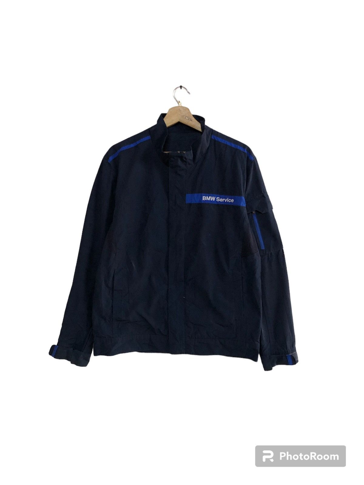 Vintage BMW services Light Jacket Zipper