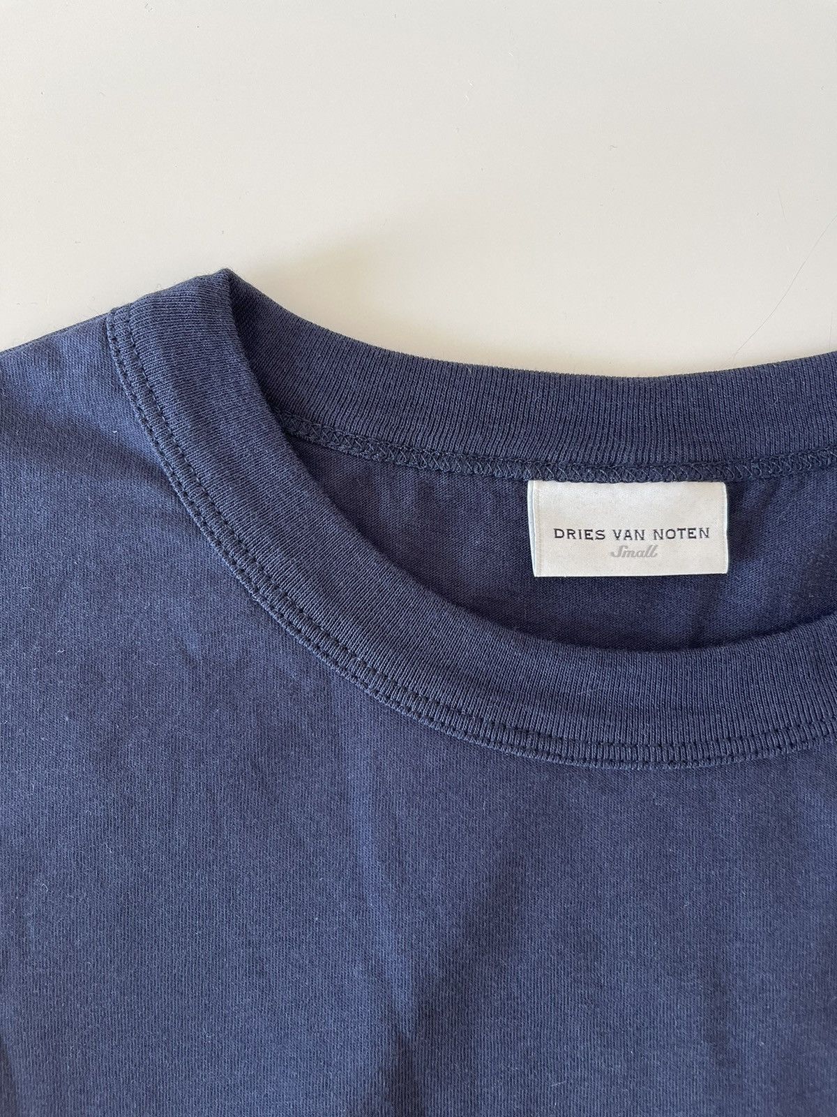 Dries Van Noten Navy Layered Long Sleeve T-Shirt Size US S / EU 44-46 / 1 - 4 Thumbnail