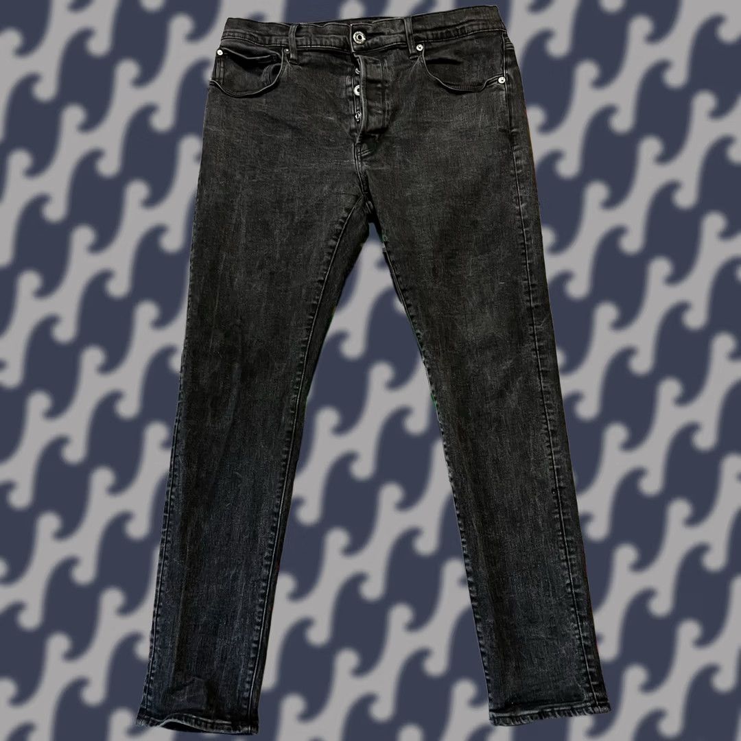 G-Star G Star Raw Jeans Mens 36x32 Black 3301 Slim Stretch Button Fly Denim D3 Size US 36 / EU 52 - 1 Thumbnail