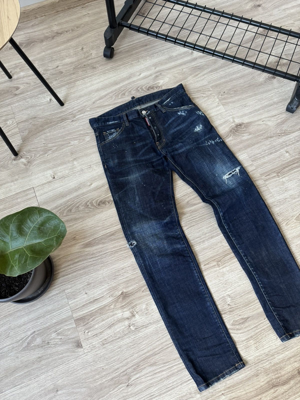 Other Dsquared2 Painted Distressed Denim Jeans Size US 30 / EU 46 - 2 Thumbnail
