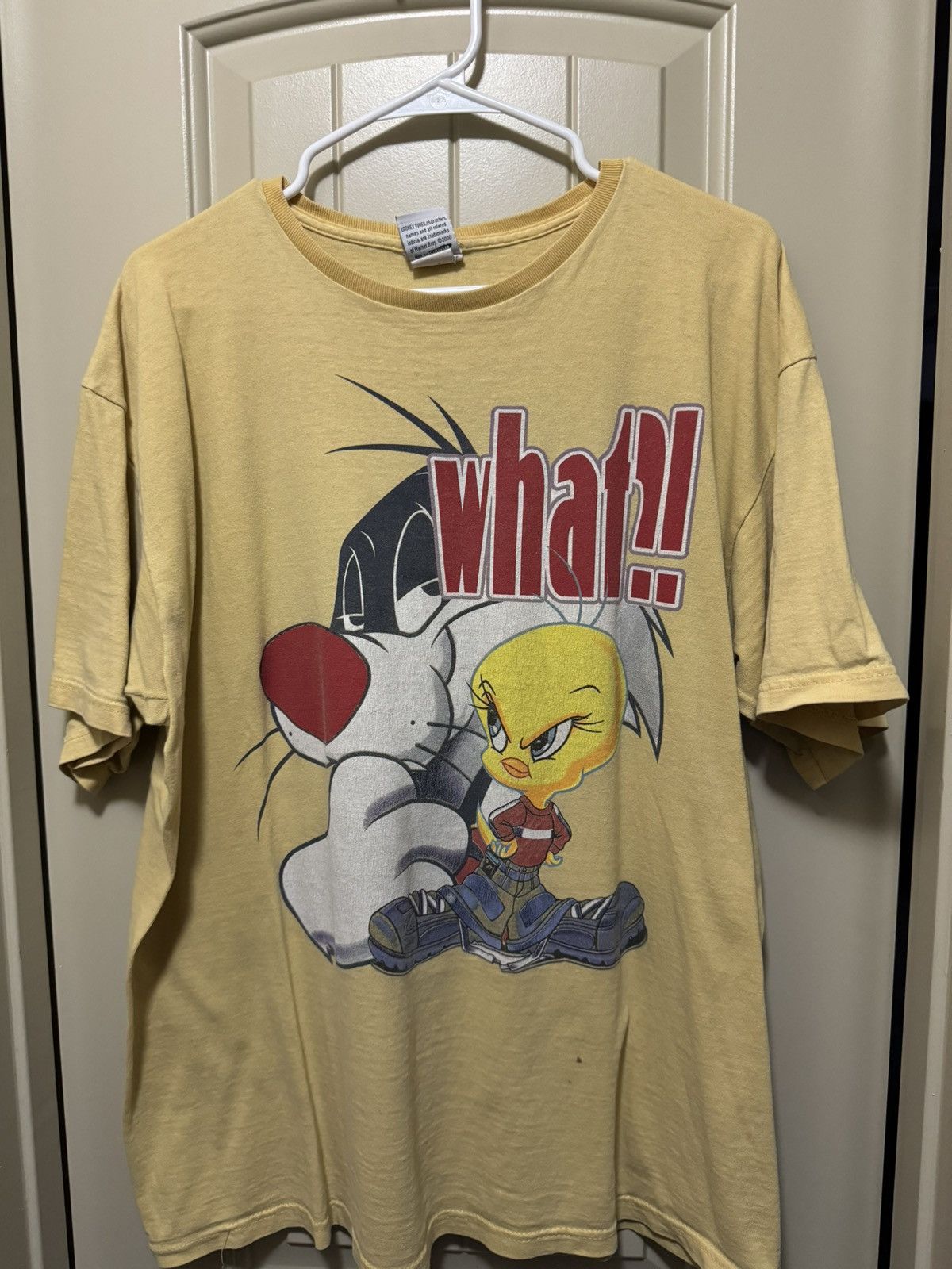 Vintage × Warner Bros Looney Tunes Tweety Bird Sylvester WHAT Size US XL / EU 56 / 4 - 1 Thumbnail