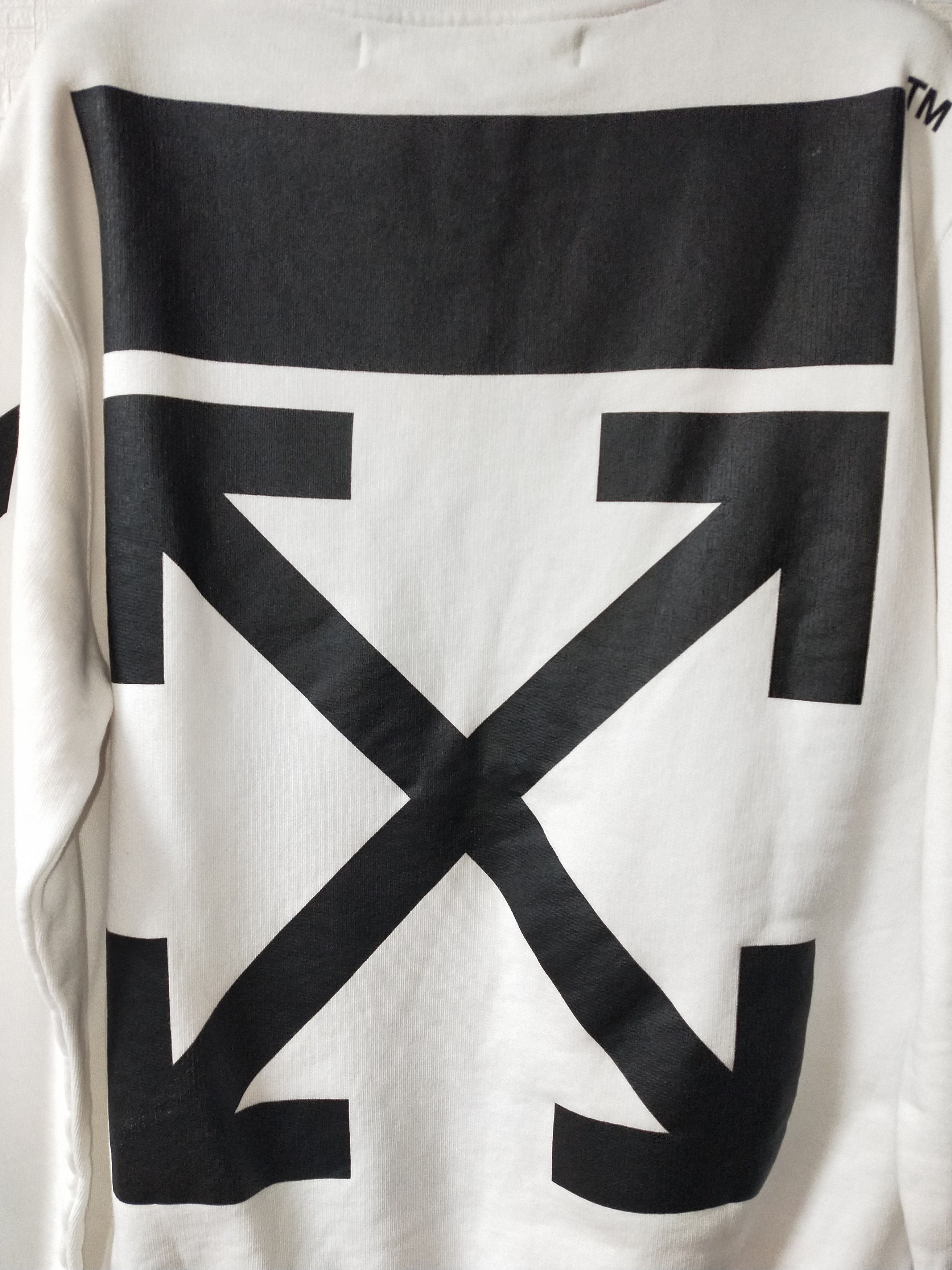 Off-White Diagonal Caravaggio Sweatshirt Size US S / EU 44-46 / 1 - 3 Thumbnail