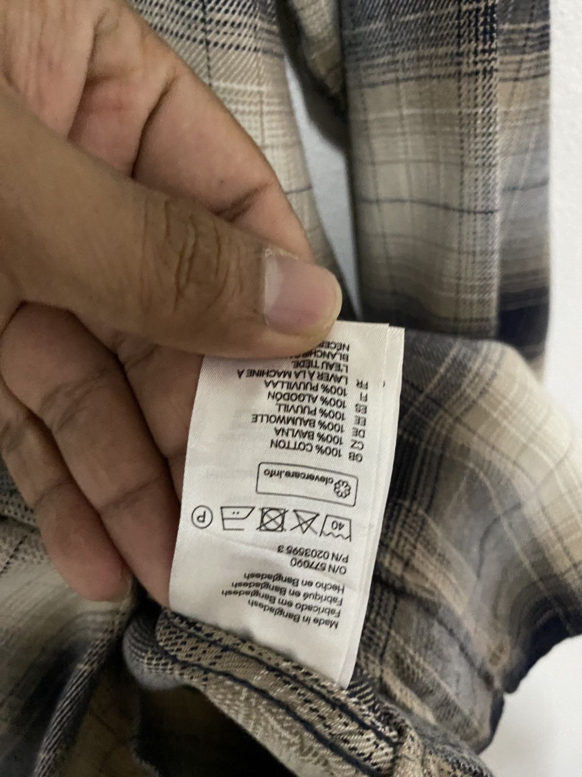 H&M × Vintage H&M Plaid Tartan Flannel Shirt Size US S / EU 44-46 / 1 - 5 Thumbnail