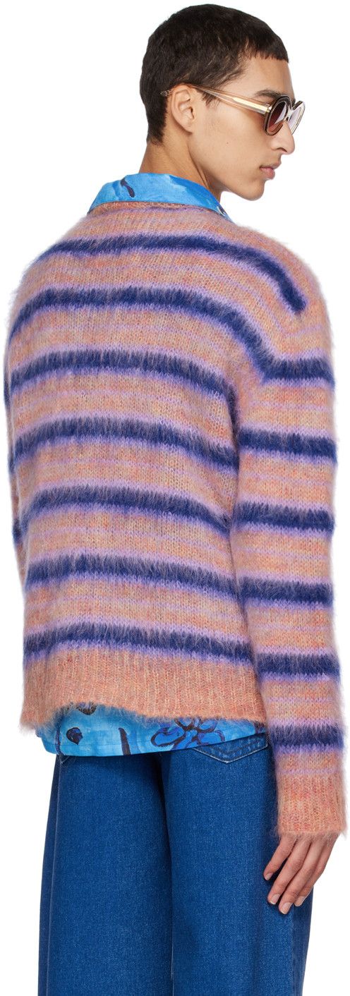Marni Marni Rare Fuzzy Wuzzy Striped Mohair Sweater Size US S / EU 44-46 / 1 - 7 Thumbnail