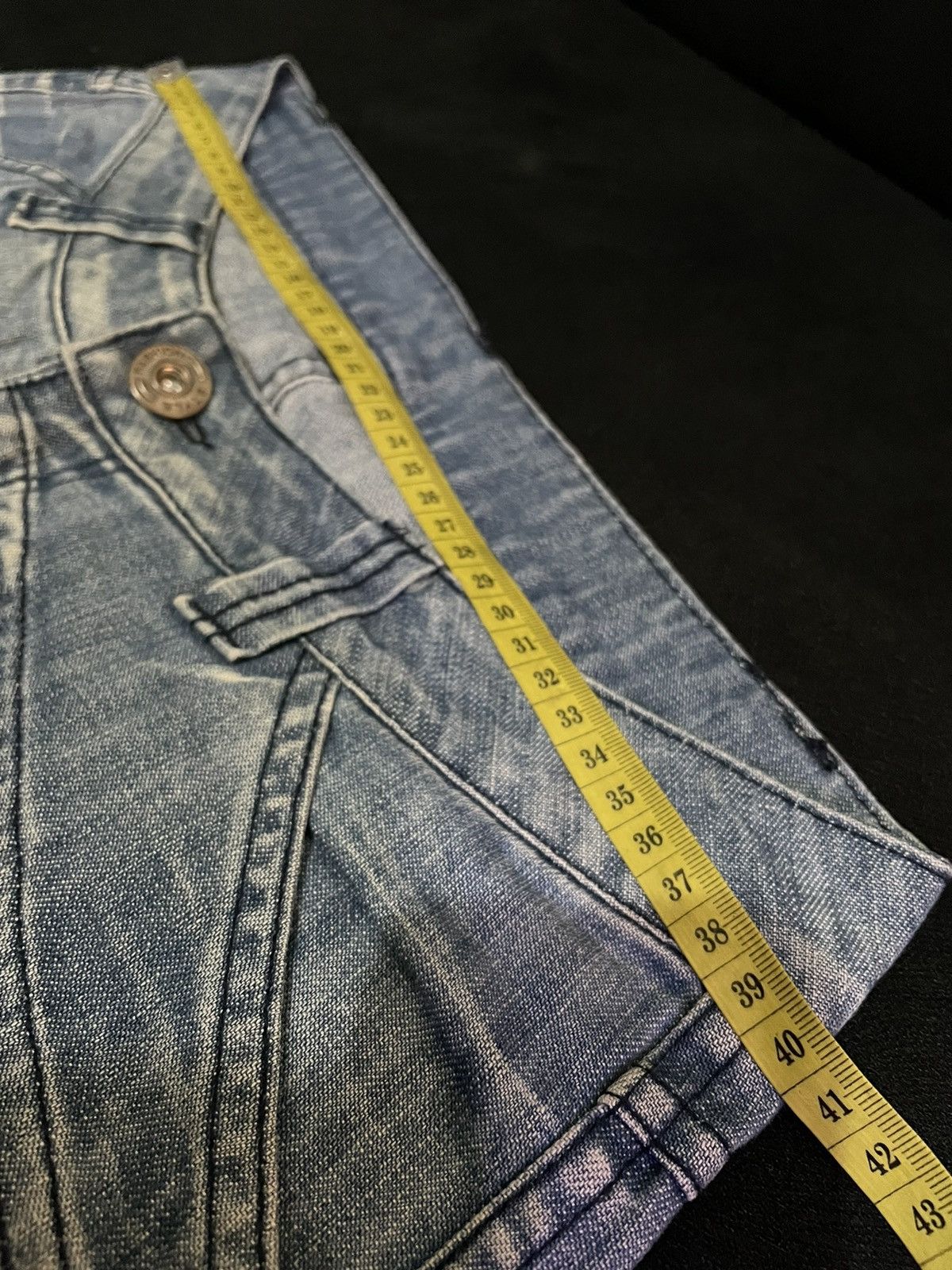 Japanese Brand × Le Grande Bleu (L.G.B.) Flared wide OPERA 3D Cargo jeans Size US 31 - 6 Thumbnail