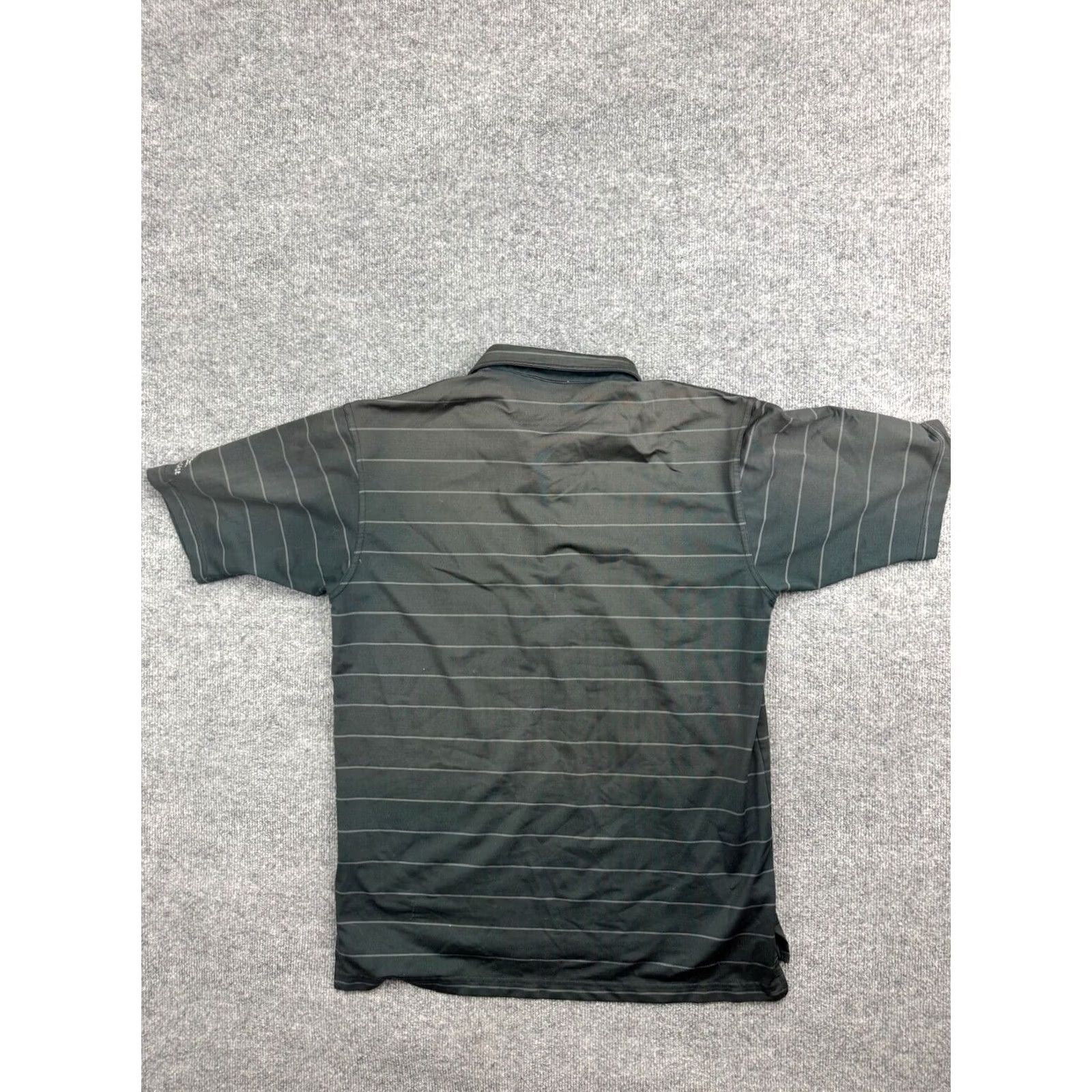Vintage Dunning Polo Shirt Men's M Black Stripe Short Sleeve Button Iron Horse Sports Golf Casual Size US M / EU 48-50 / 2 - 6 Thumbnail