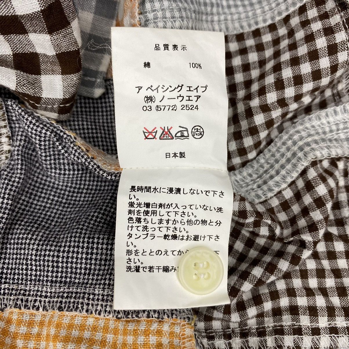 Bape Baby Milo Patchwork Button Down Size L / US 10 / IT 46 - 11 Thumbnail