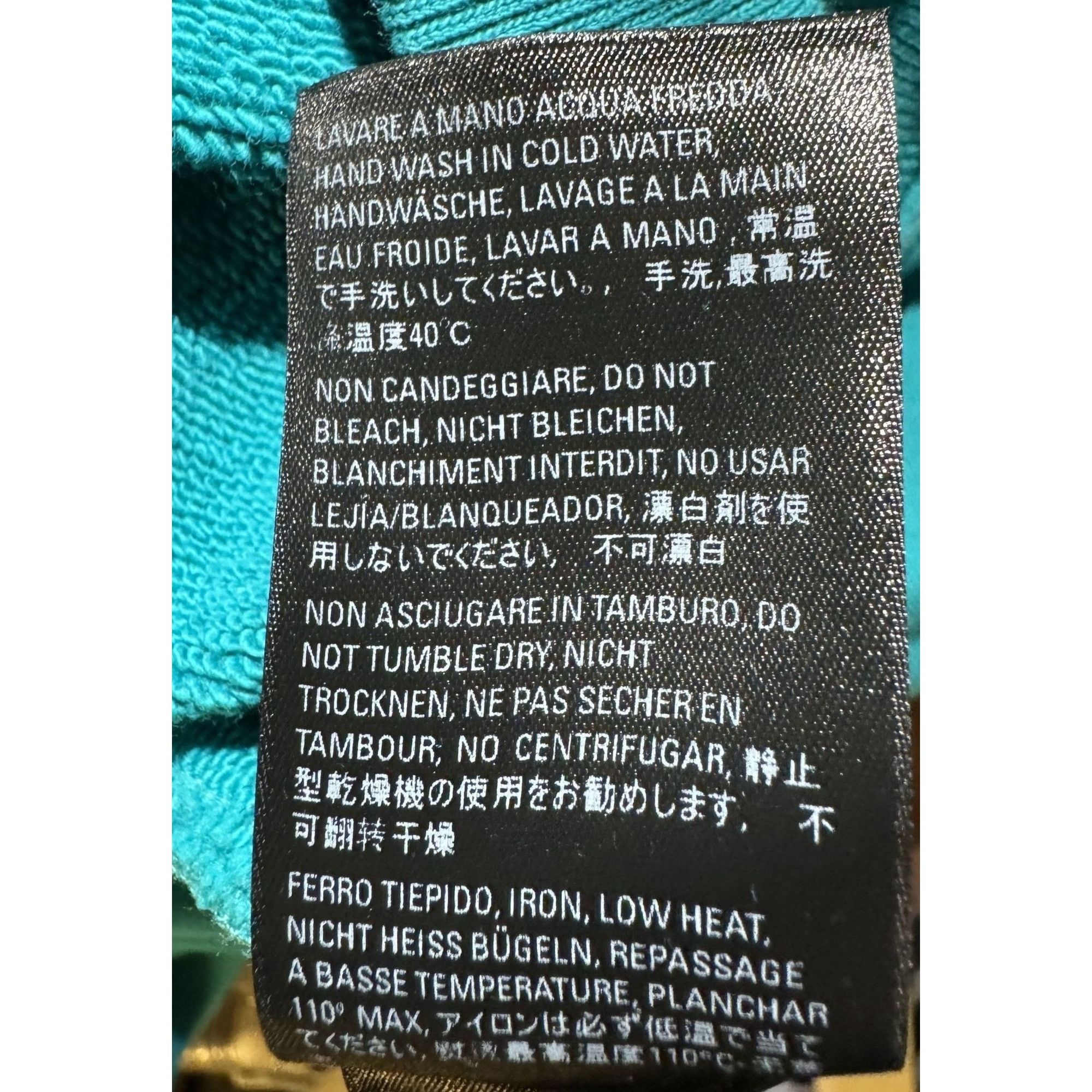 Balenciaga Balenciaga Unisex Wardrobe Oversized Turquoise Hoodie With L Size US XS / EU 42 / 0 - 12 Thumbnail