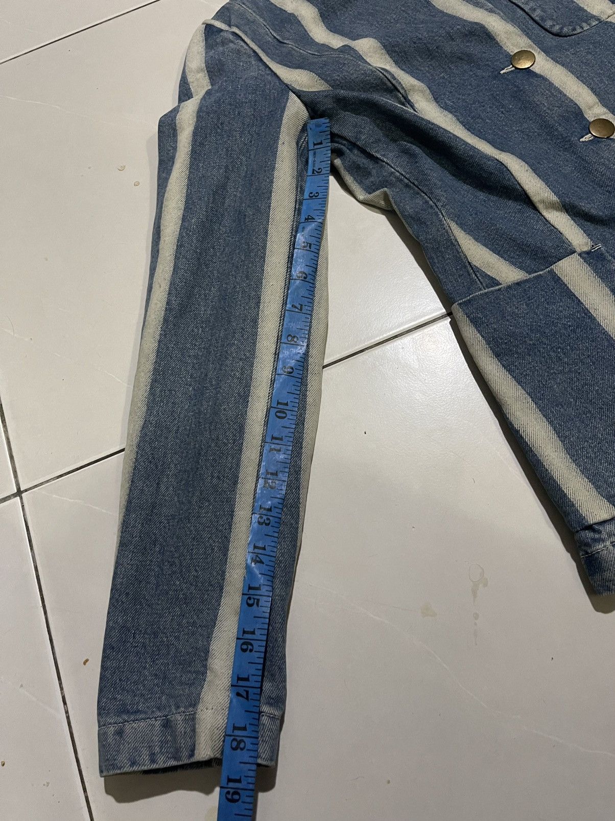 Diesel Super Rare Vintage Diesel Stylelab Veritas Denim blazer Size S / US 4 / IT 40 - 19 Thumbnail