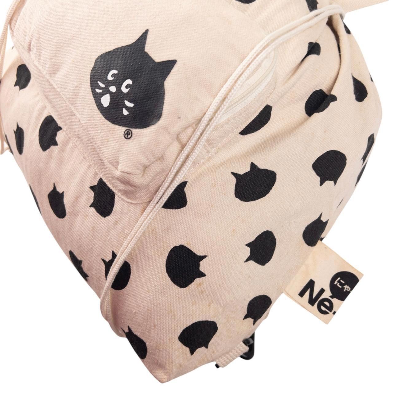 Issey Miyake Vintage Ne-Net By Issey Miyake Cat Drawstring Backpack Size ONE SIZE - 7 Thumbnail