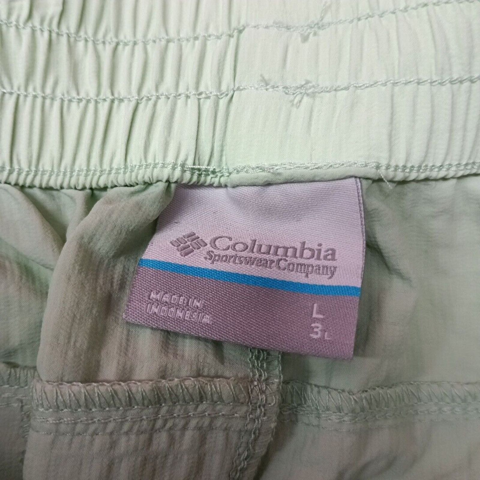 Columbia Columbia Women's Trek Shorts Size L Large Green 3" Inseam Size 32" / US 10 / IT 46 - 3 Thumbnail