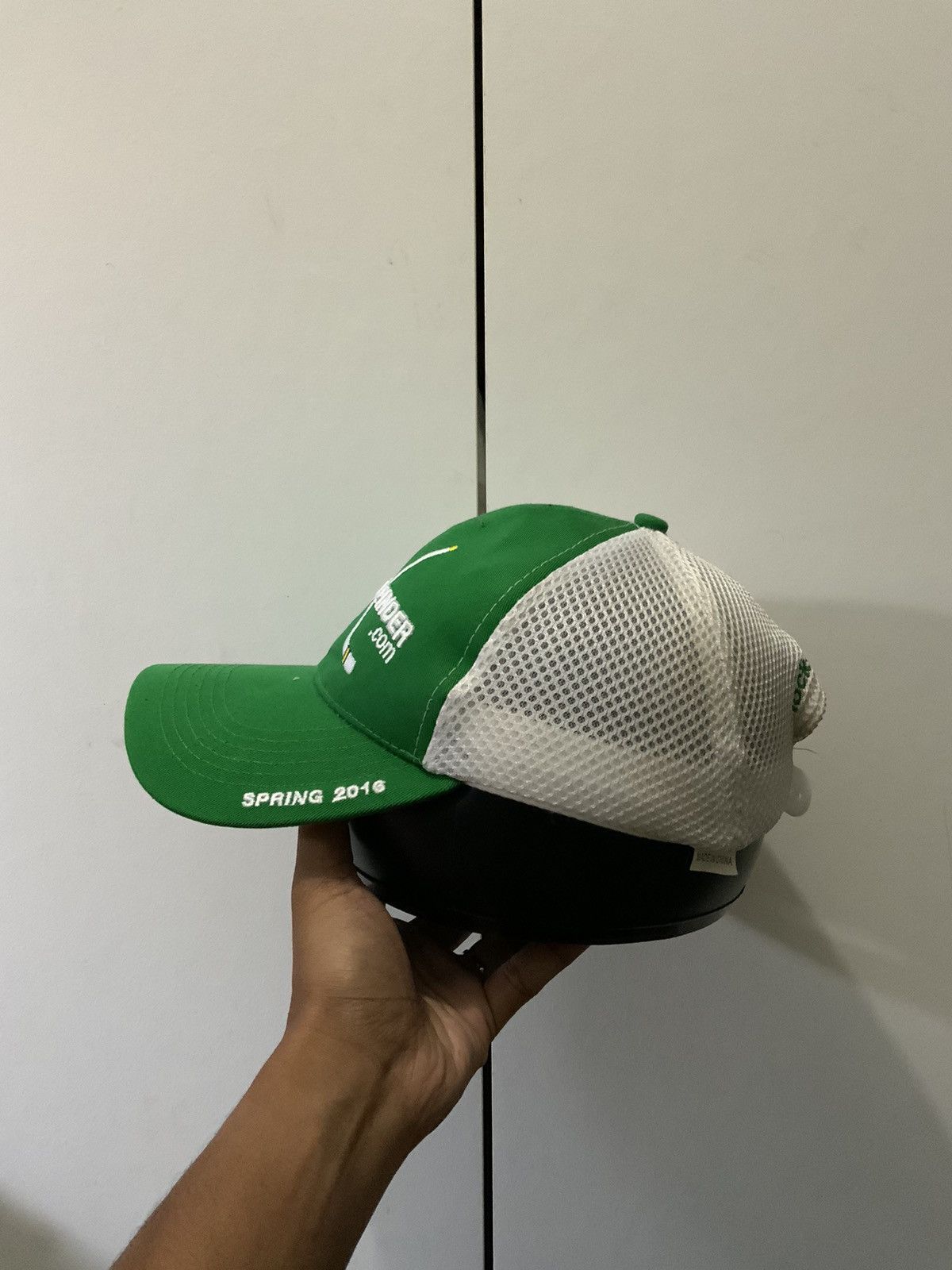 Japanese Brand Hockey Finder Green Trucker Hat Cap Size ONE SIZE - 3 Thumbnail