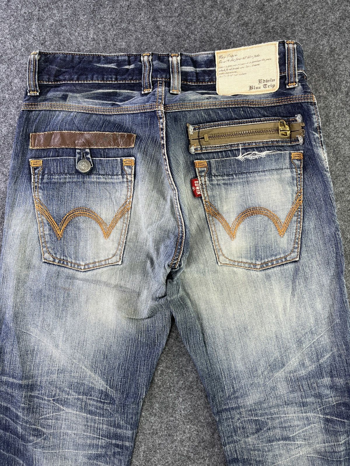 Edwin Edwin Blue Trip Faded Jeans - J960 Size US 34 / EU 50 - 4 Thumbnail