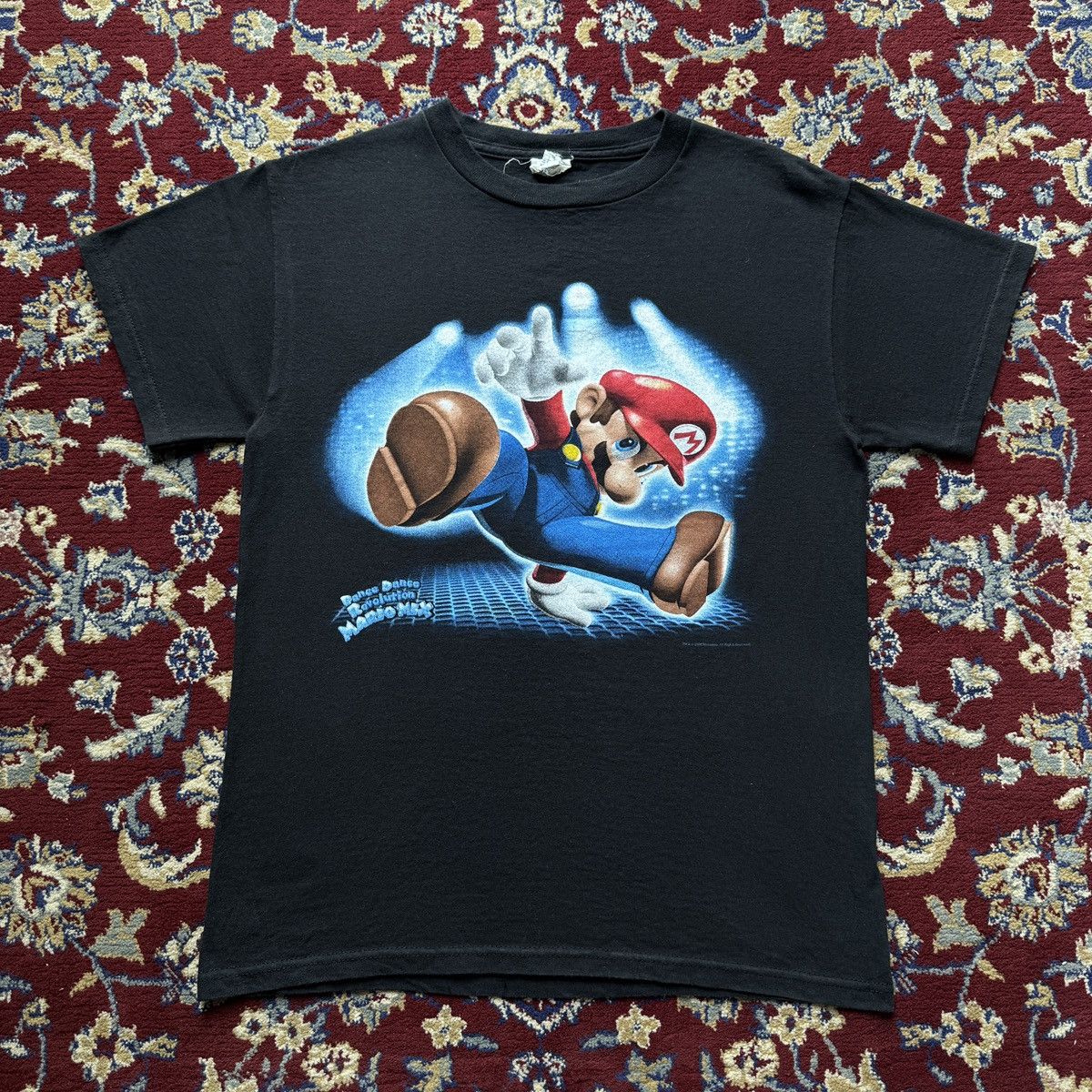 Playstation 2000s Dance Dance Revolution Mario Mix video game promo tee Size US S / EU 44-46 / 1 - 1 Thumbnail