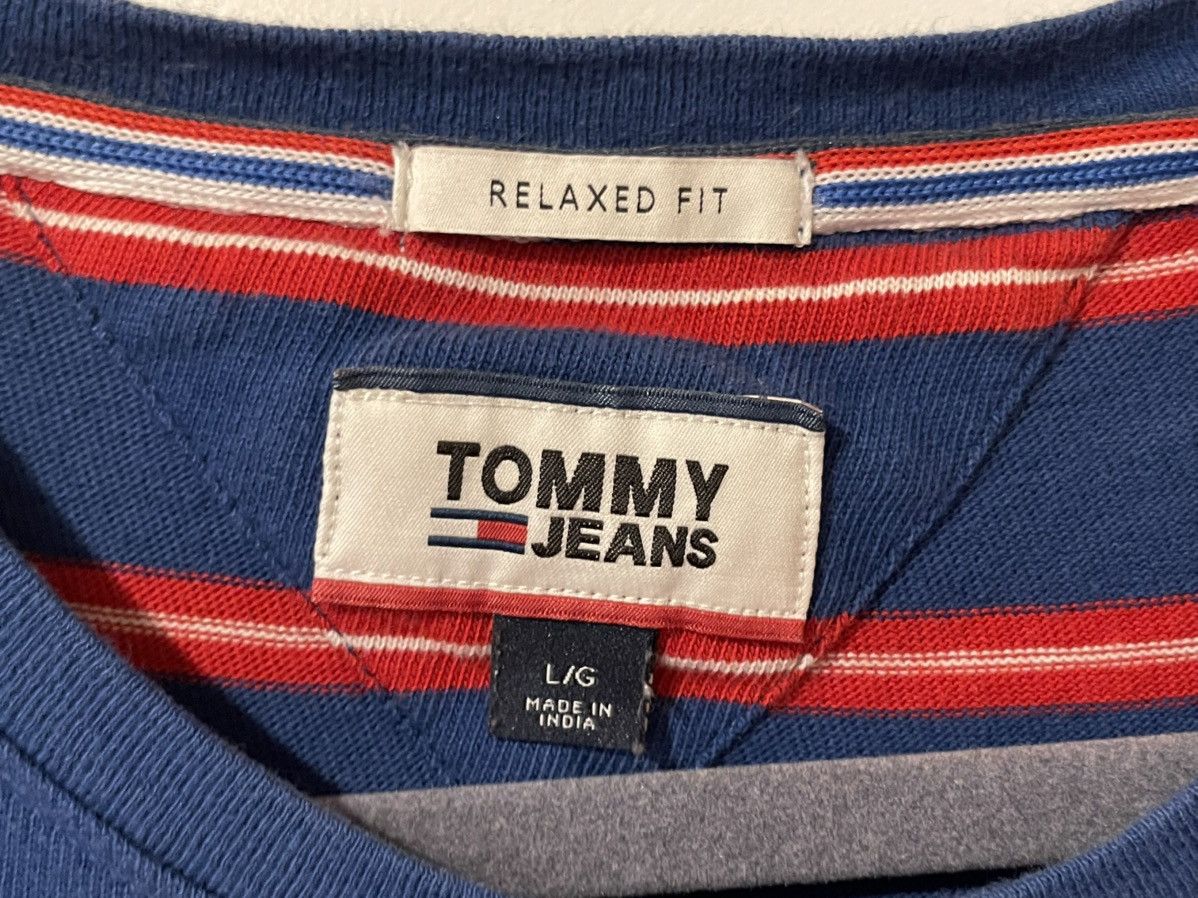 Tommy Hilfiger Tommy Hilfiger Jeans Retro Tee Men’s Striped blue and red Size US L / EU 52-54 / 3 - 4 Thumbnail