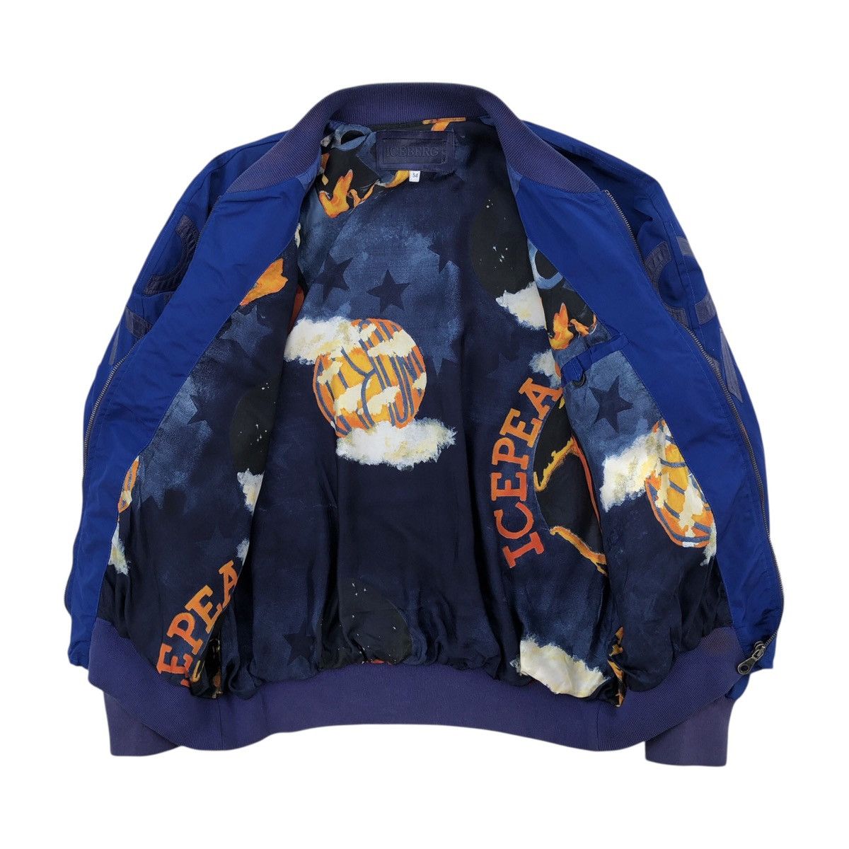 Iceberg Vintage ICEBERG Bomber Jacket Made In Italy Size US XL / EU 56 / 4 - 11 Thumbnail