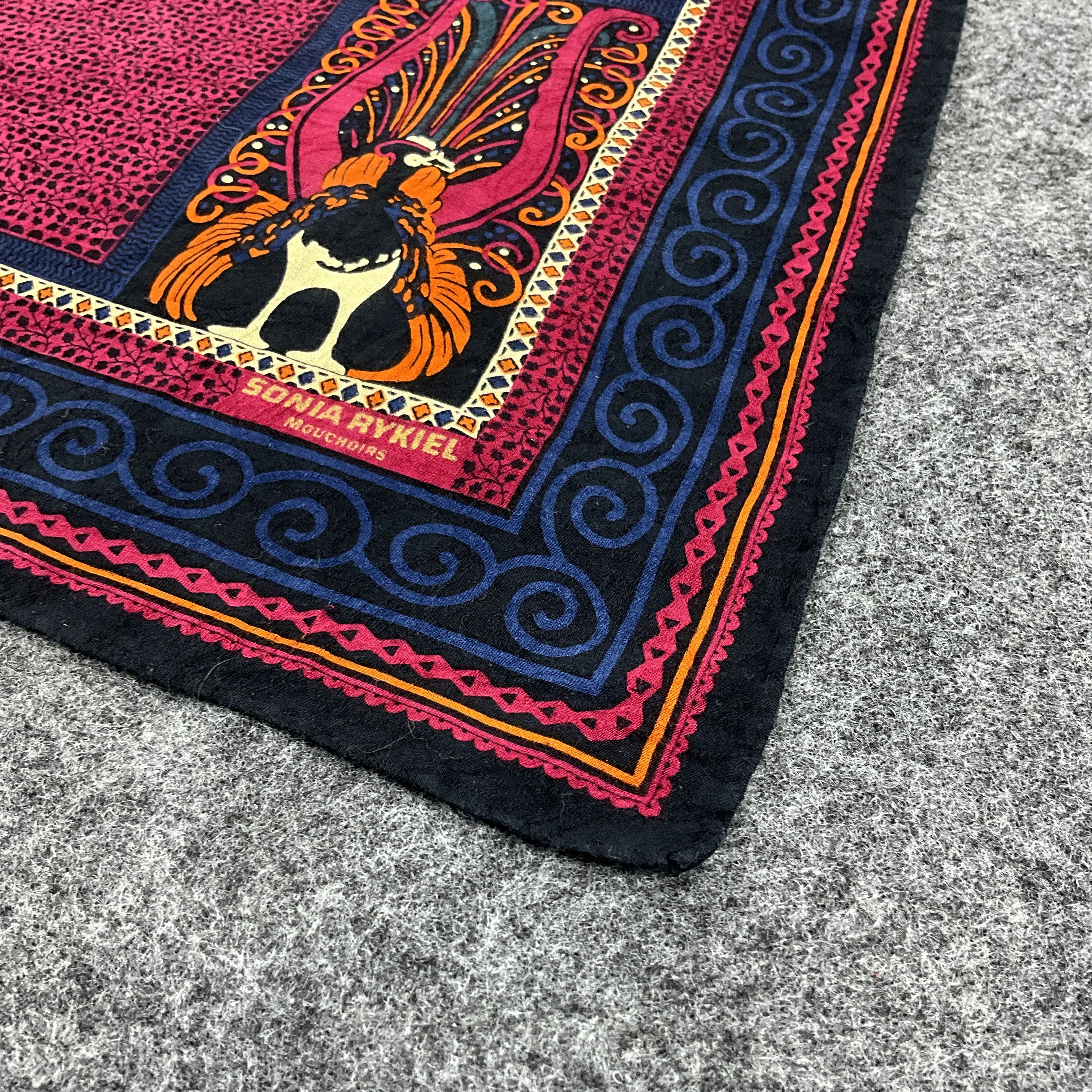 Sonia Rykiel × Vintage Sonia Rykiel Handkerchief / Bandana / Neckerchief B052 Size ONE SIZE - 5 Thumbnail