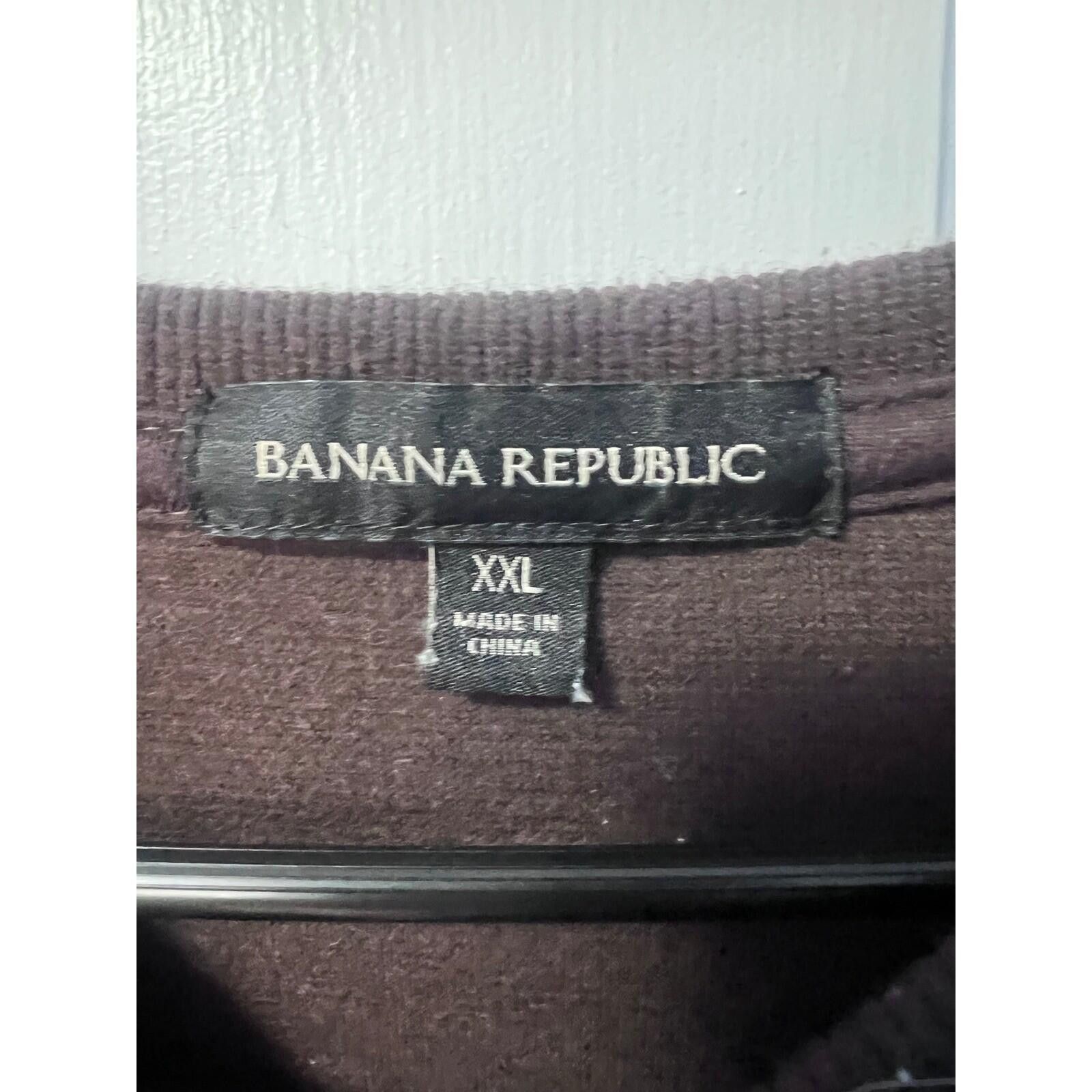 Banana Republic Banana Republic Waffle Knit Pullover Mens XXL Brown Long Slv Size US XXL / EU 58 / 5 - 6 Thumbnail