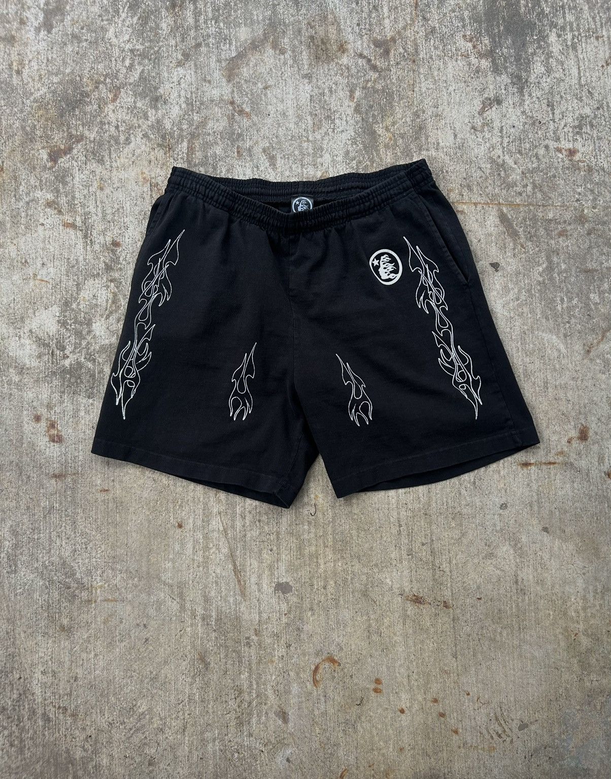 image of Hellstar Shorts in Black, Men's (Size 33)