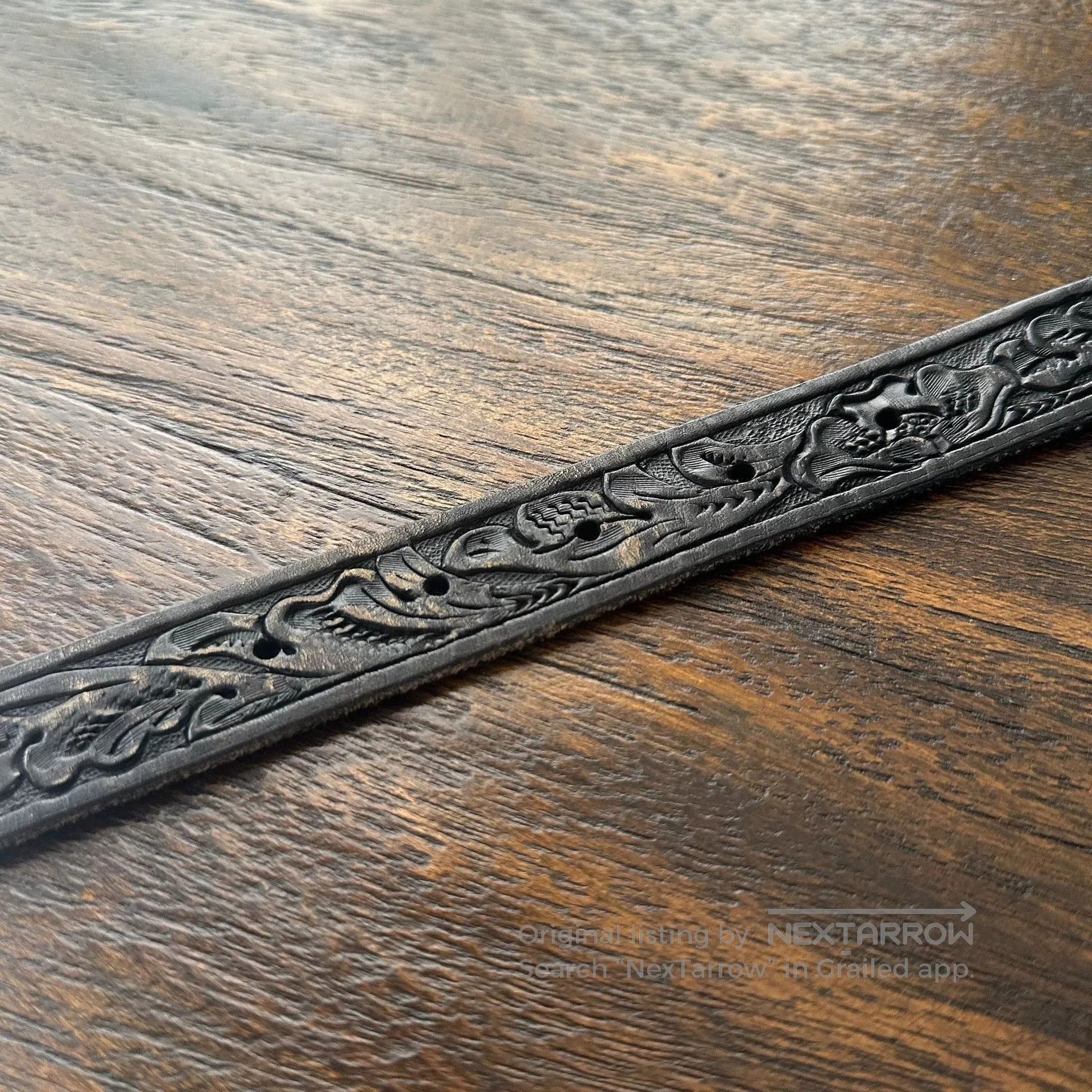 Other Vintage Ralph Lauren RRL Engraved Belt. Size ONE SIZE - 4 Thumbnail