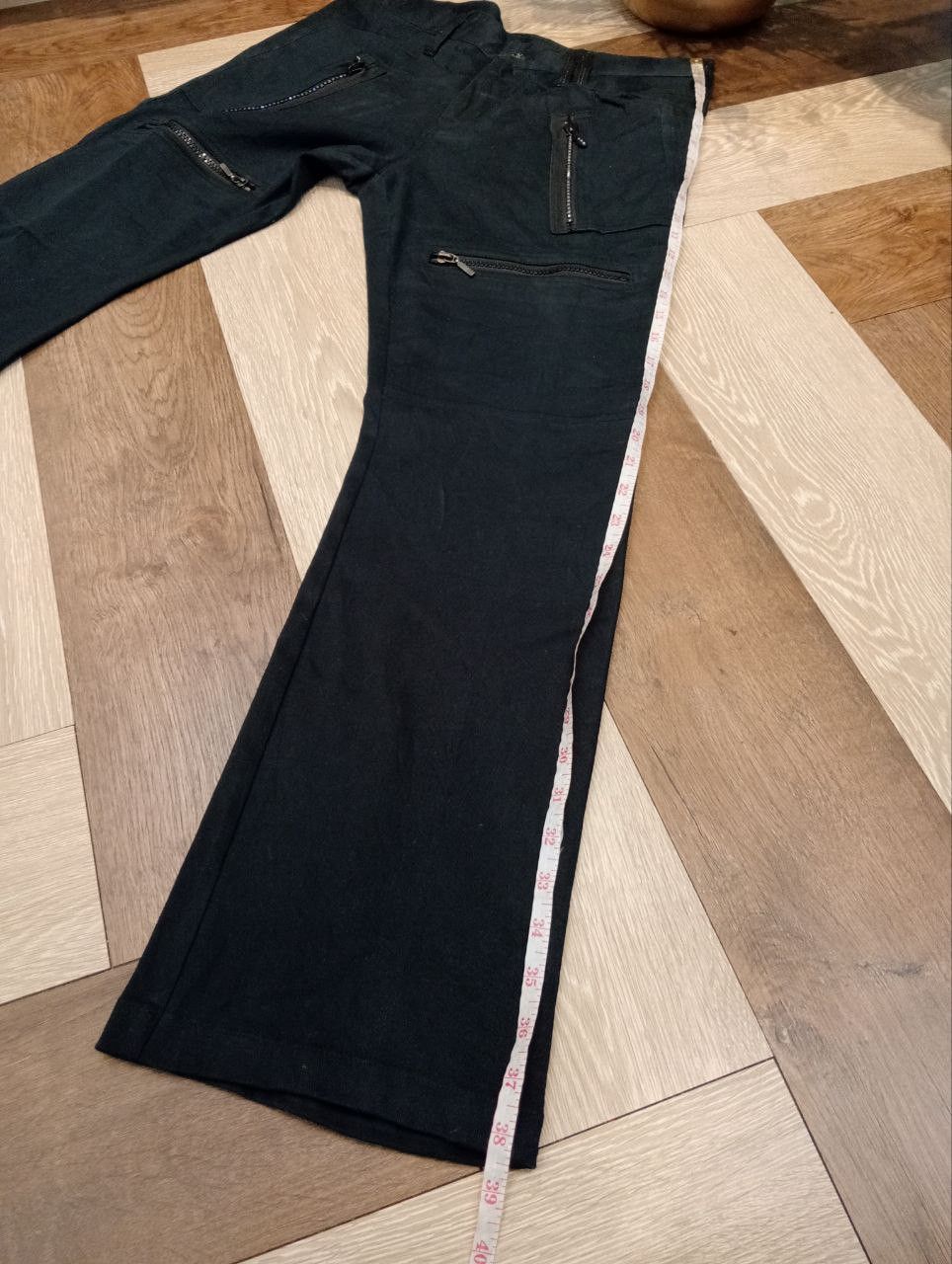semanticdesign JAPANESE SEMANTIC DESIGN FLARED PANTS PUNK ZIP - SIZE M Size US 32 / EU 48 - 16 Thumbnail