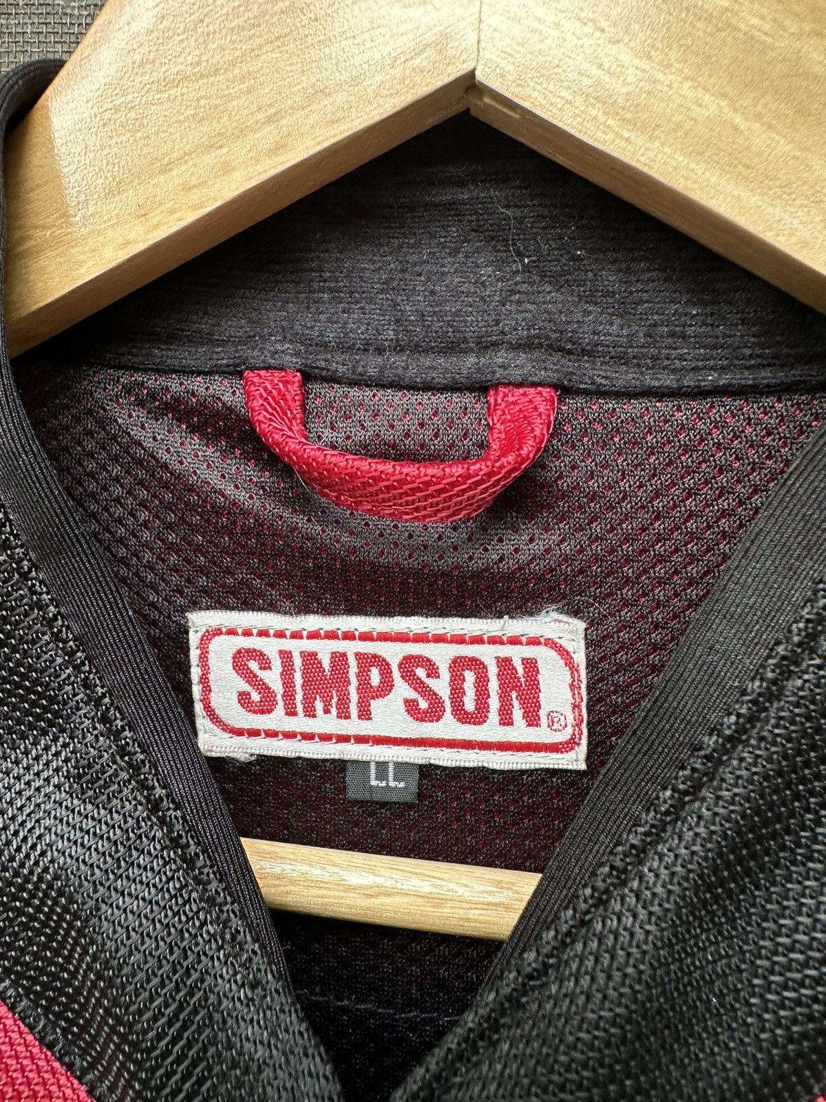 Vintage 👹Vintage Simpson Motorcycle Racing Bomber Jacket Size US M / EU 48-50 / 2 - 12 Thumbnail
