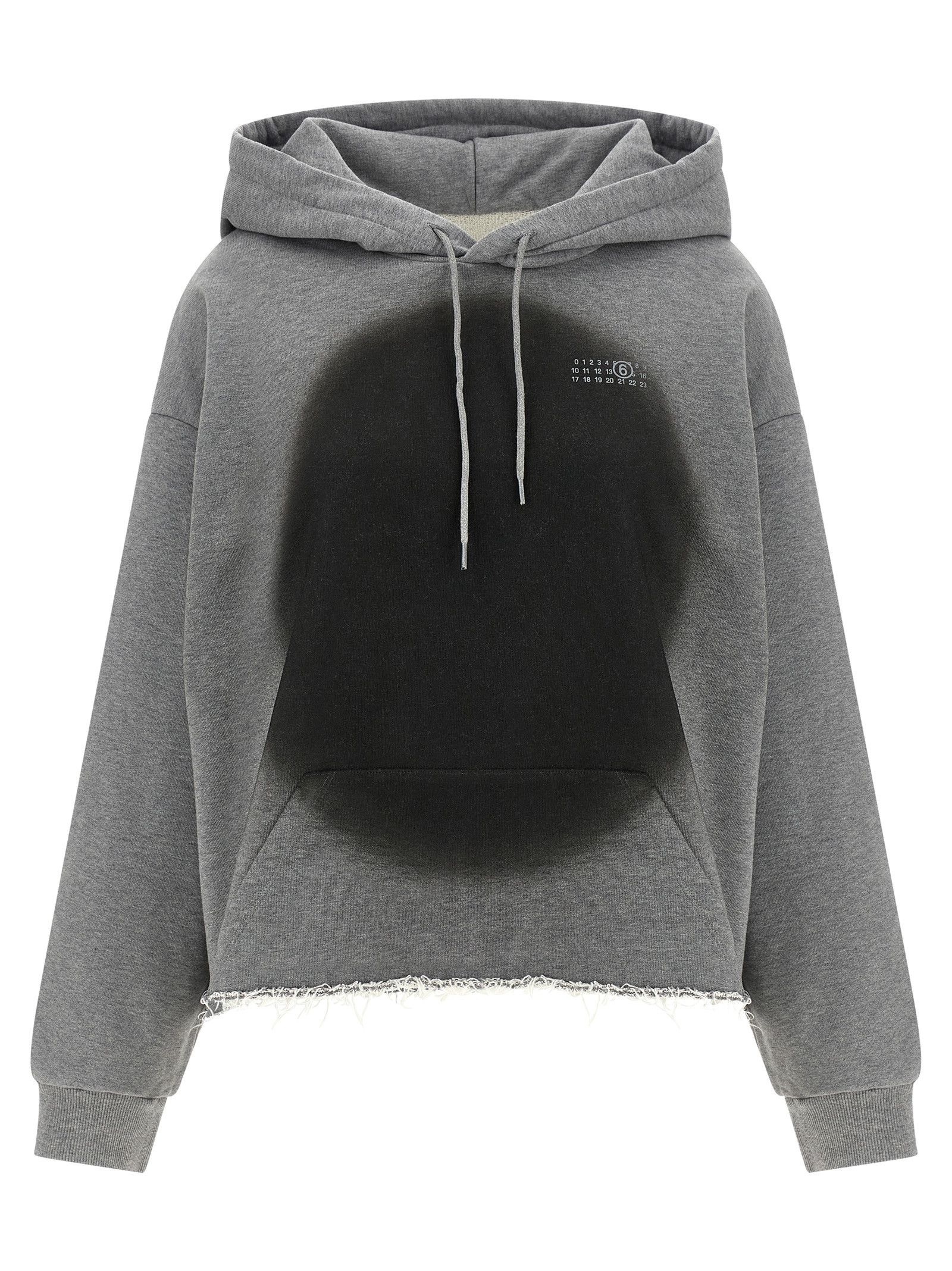 Maison Margiela 'Numeric Signature Mm6' Spray Hoodie Size XS / US 0-2 / IT 36-38 - 1 Thumbnail